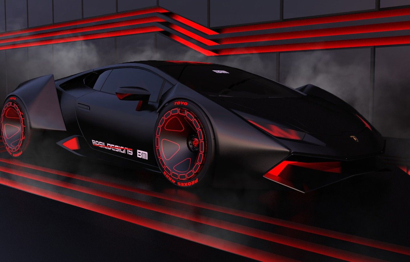 Neon Cool Pink Lamborghini Wallpapers