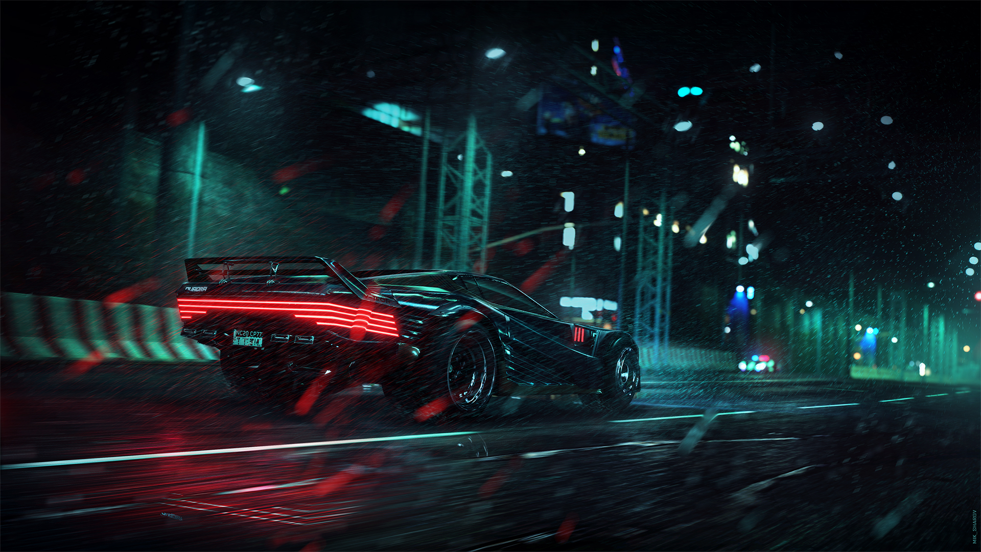 Neon Cyberpunk 2077 HD Wallpapers