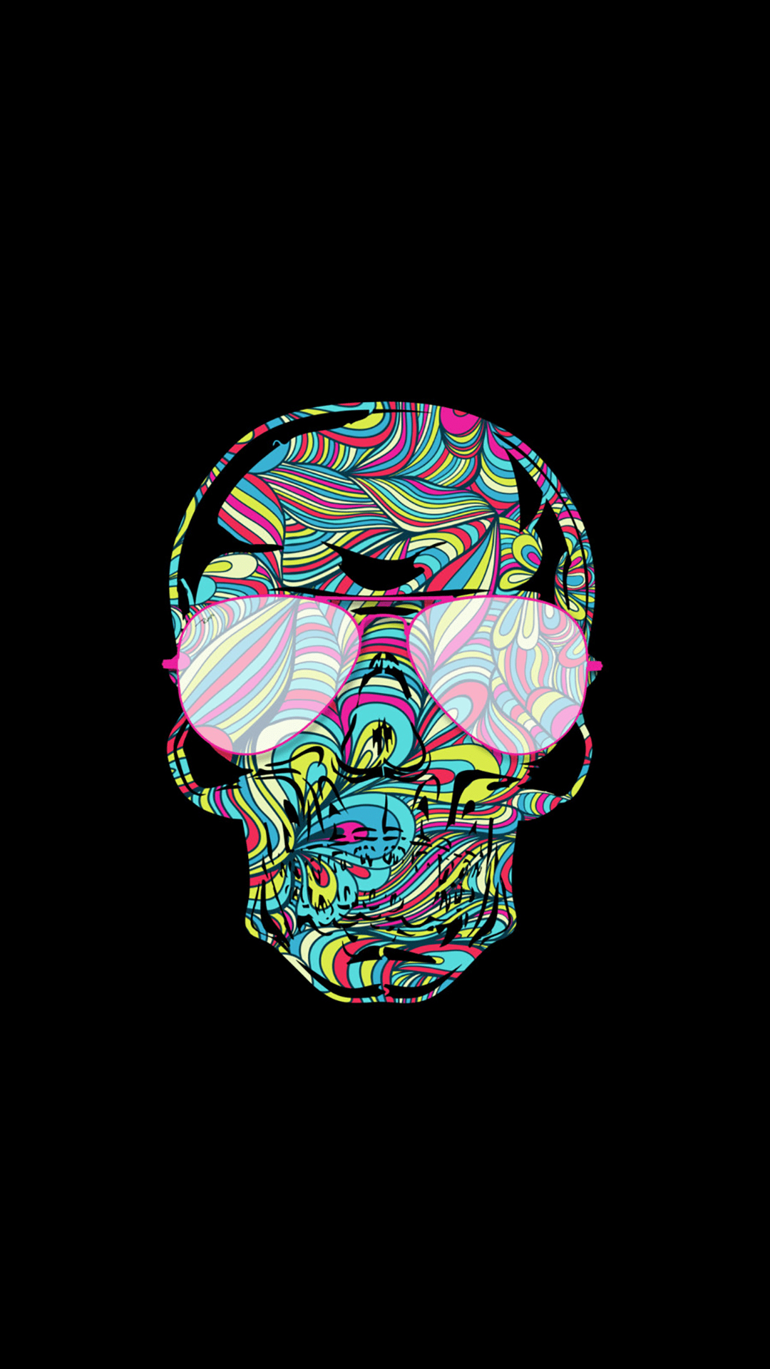 Neon Dark Skull 4K Wallpapers