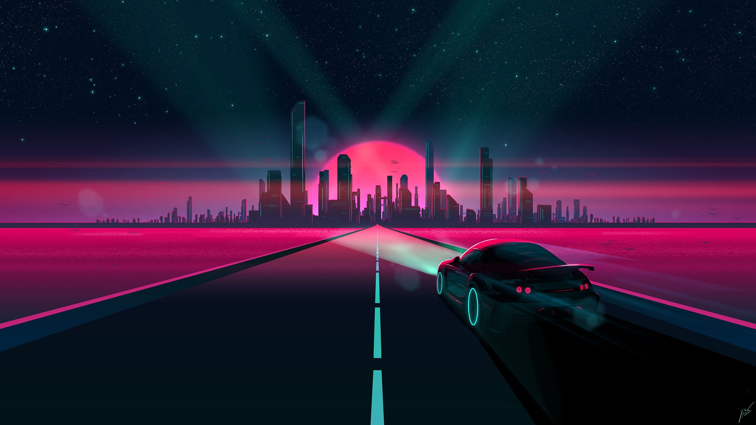 Neon Drive Wallpapers