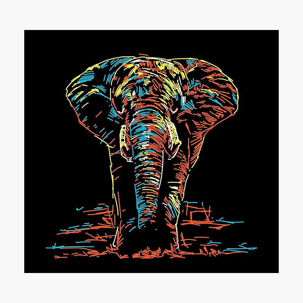 Neon Elephant Wallpapers