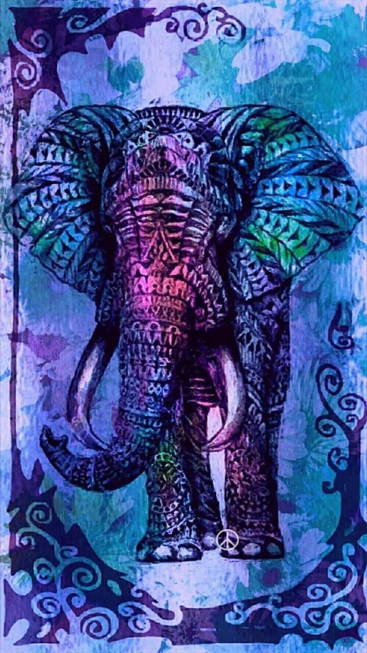 Neon Elephant Wallpapers