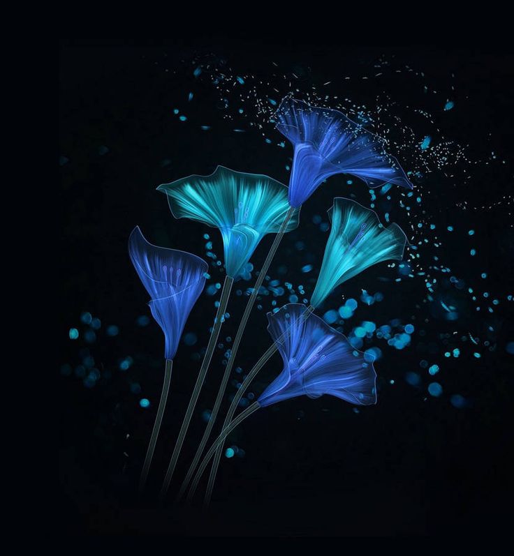 Neon Flowers Wallpapers