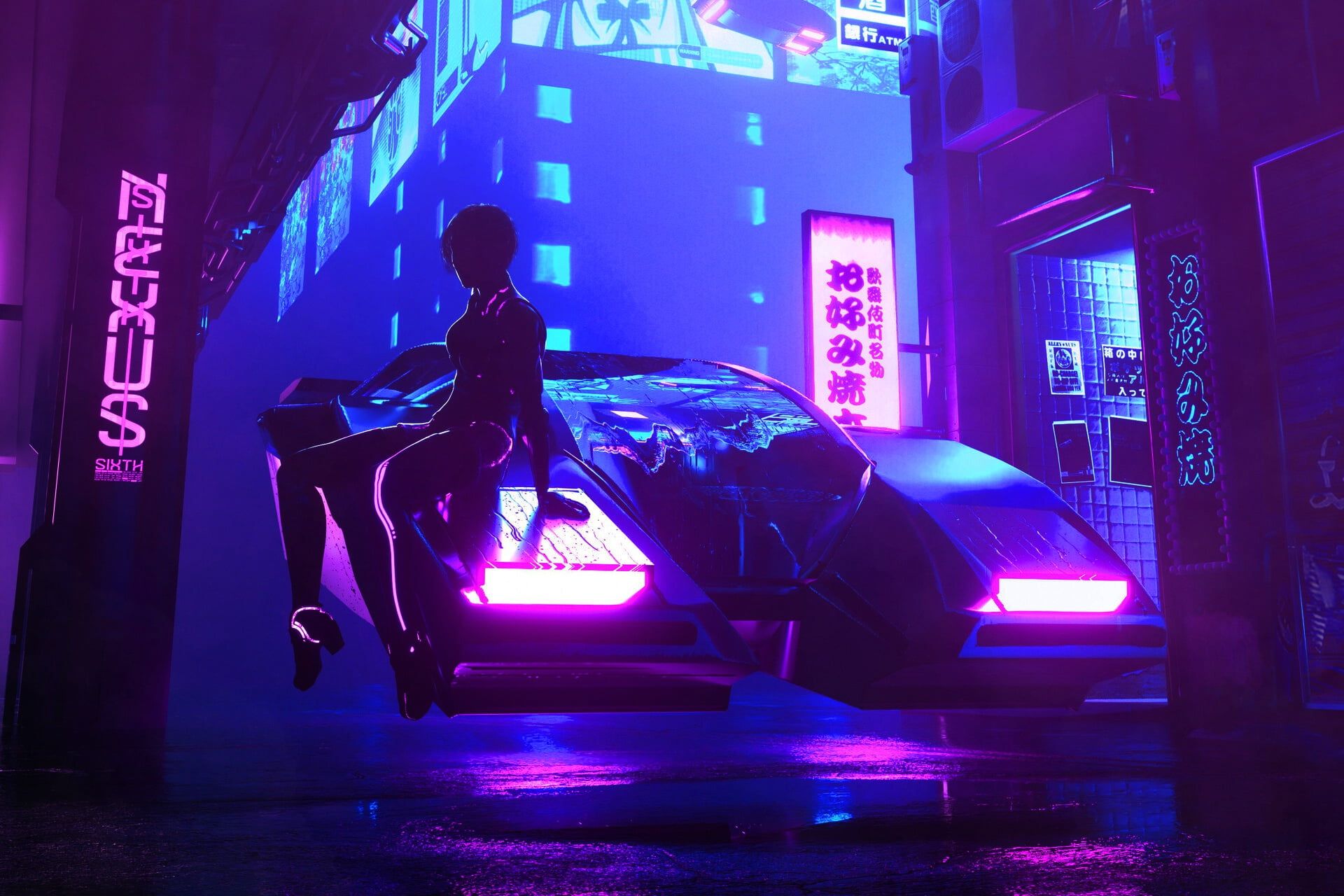 Neon Futuristic Wallpapers