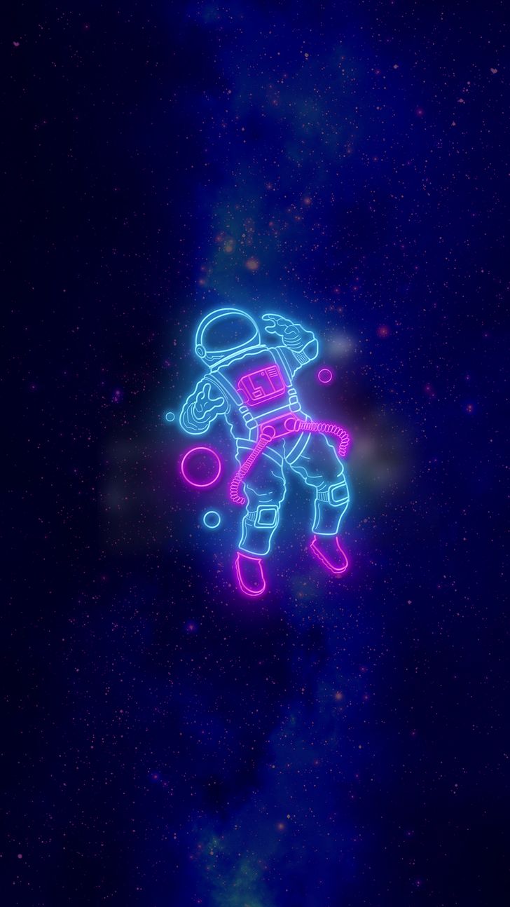 Neon Galaxy Wallpapers