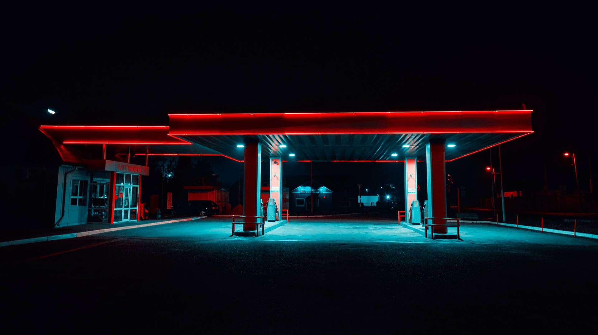 Neon Gas Station Wallpapers