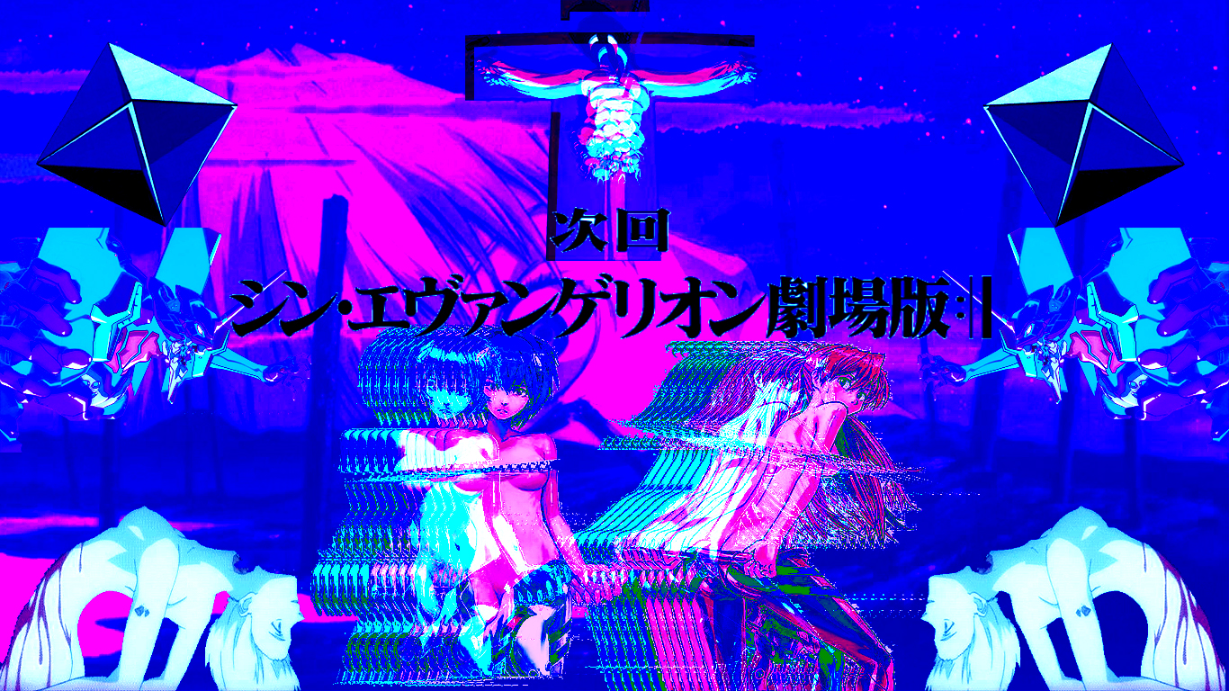 Neon Genesis Evangelion Vaporwave Wallpapers