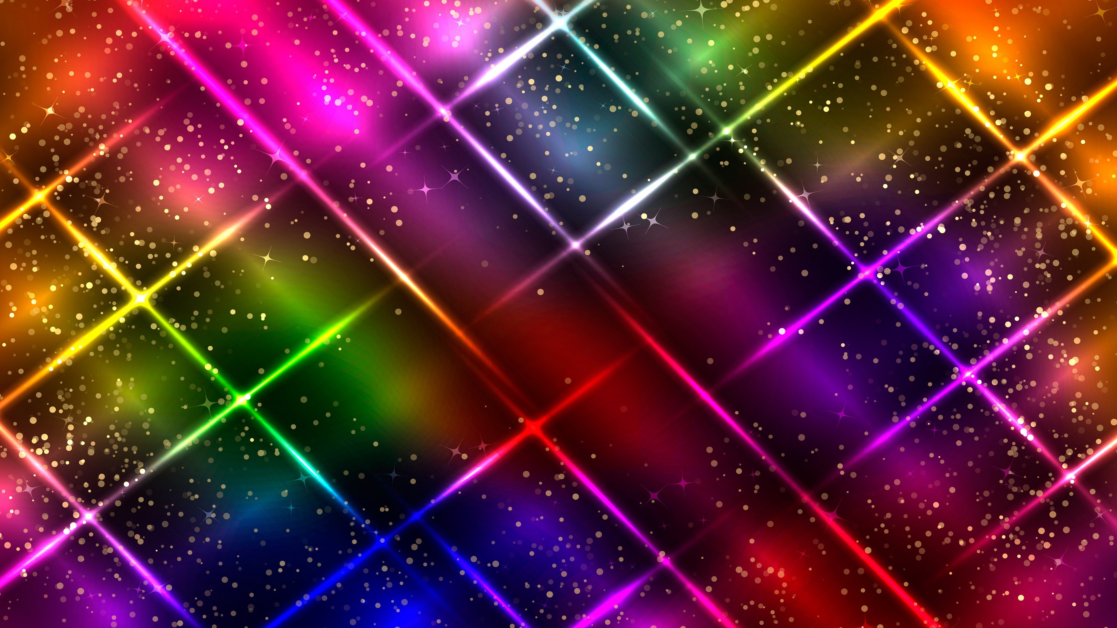 Neon Glitter Background