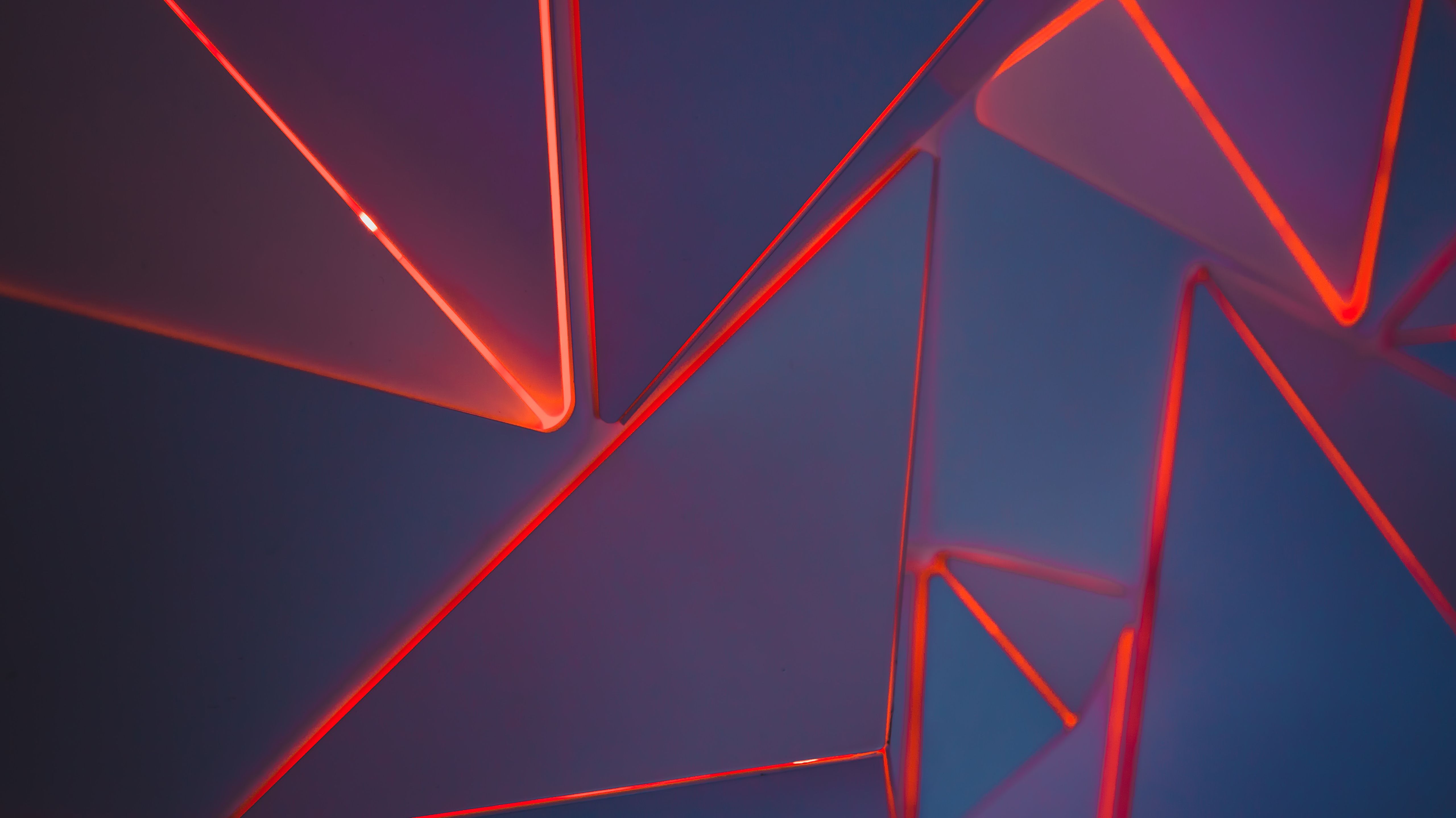 Neon Gradient Glowing Shapes Wallpapers