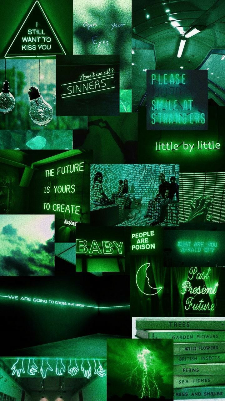 Neon Green Aesthetic Desktop Wallpapers