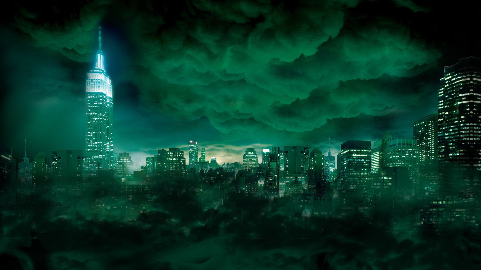 Neon Green City Wallpapers