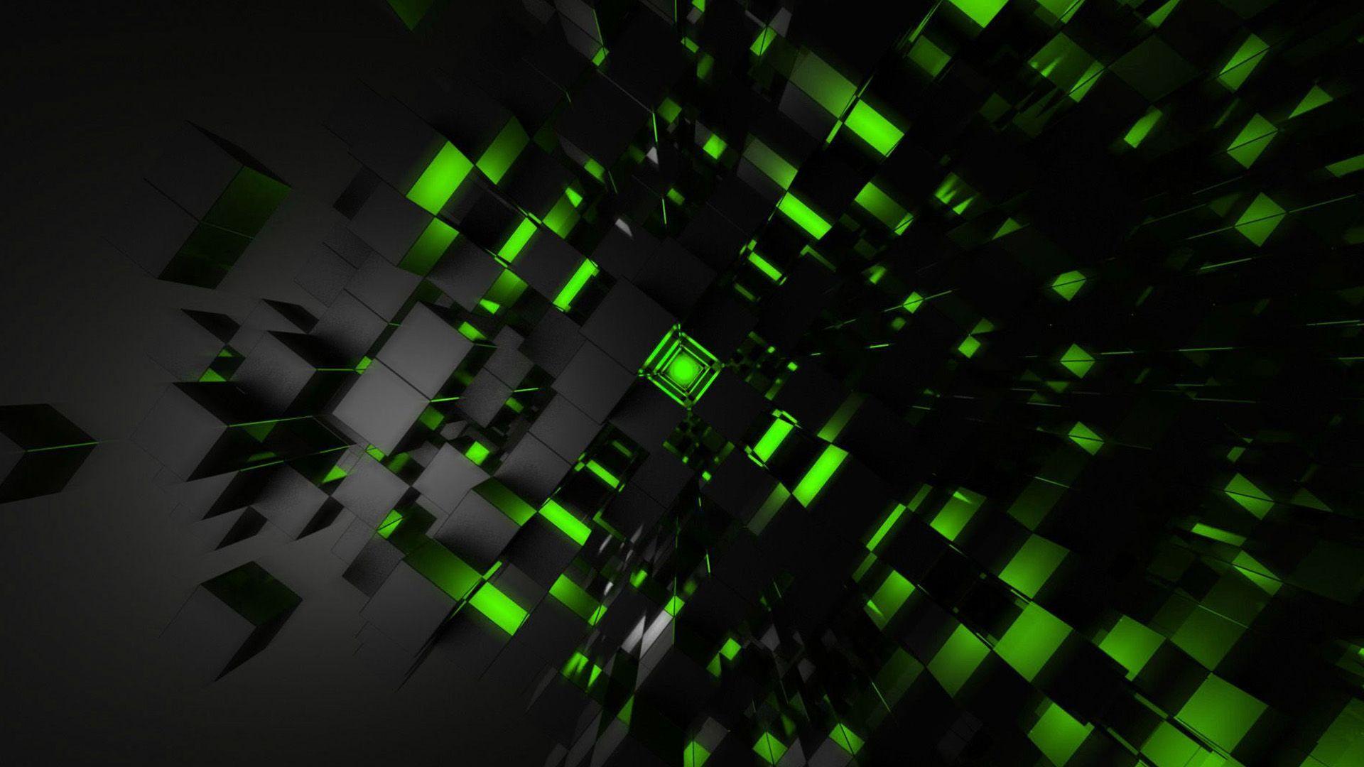 Neon Green City Wallpapers