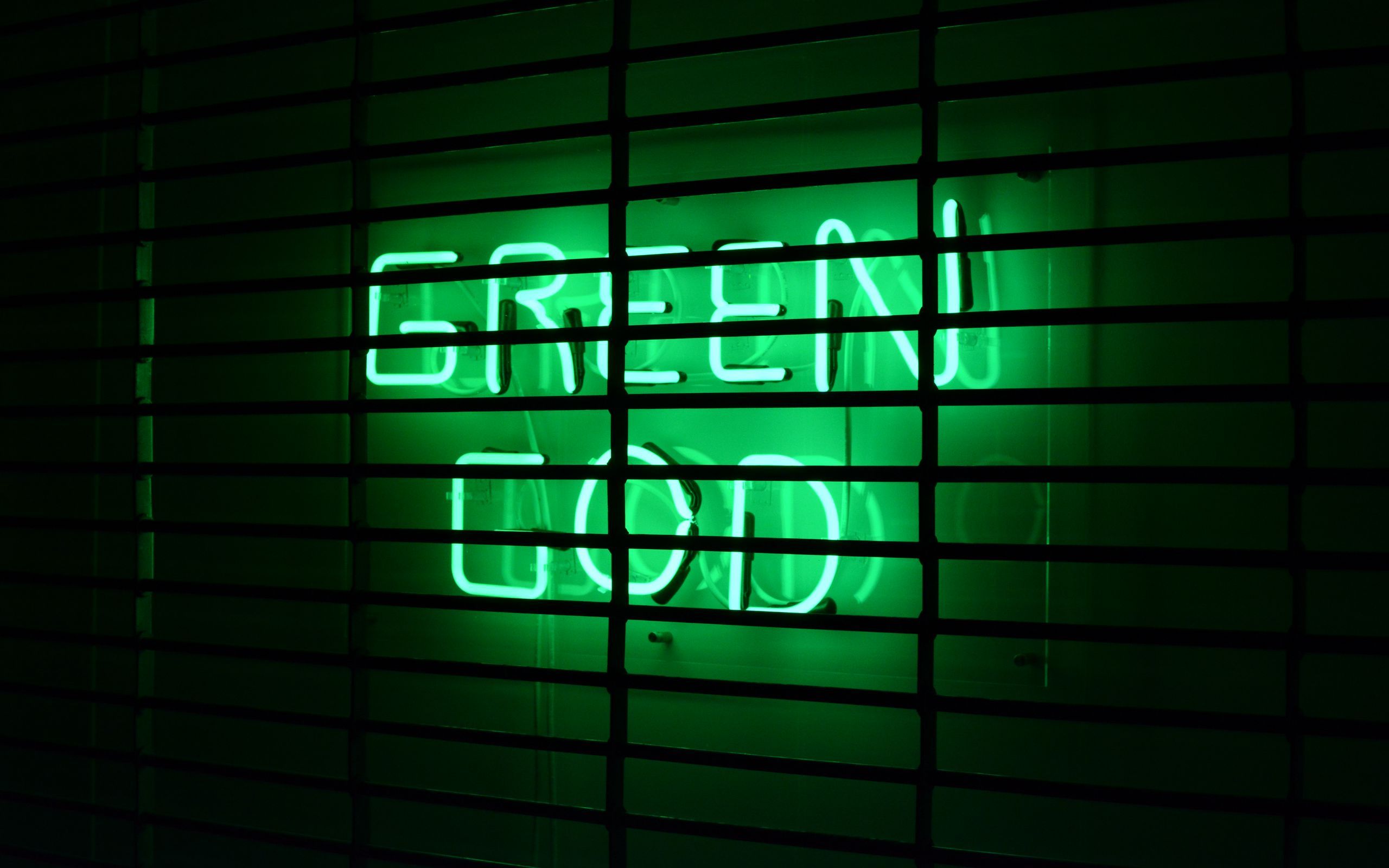 Neon Green City Wallpapers