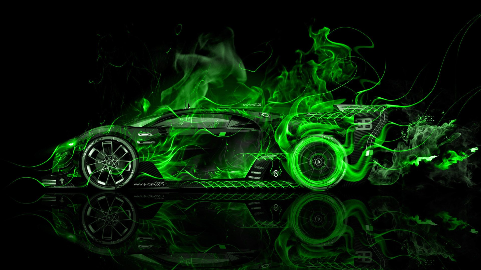 Neon Green Cool Car Wallpapers