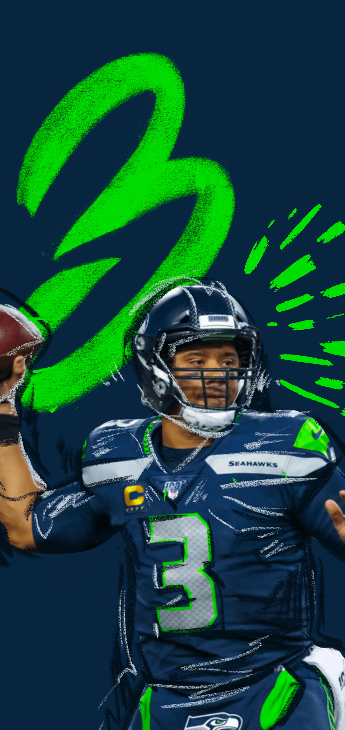 Neon Green Seahawks Wallpapers