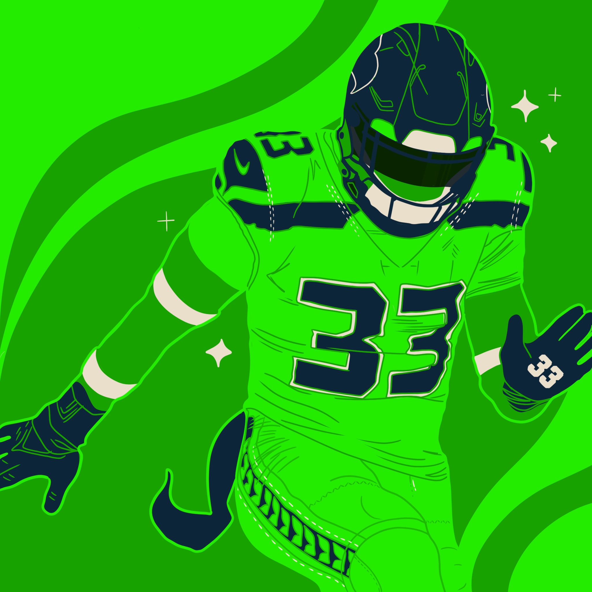 Neon Green Seahawks Wallpapers