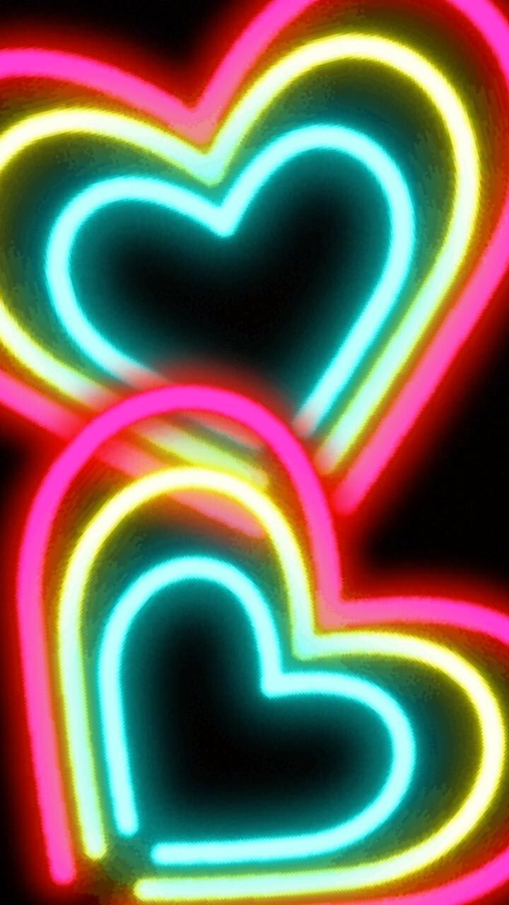 Neon Heart Wallpapers