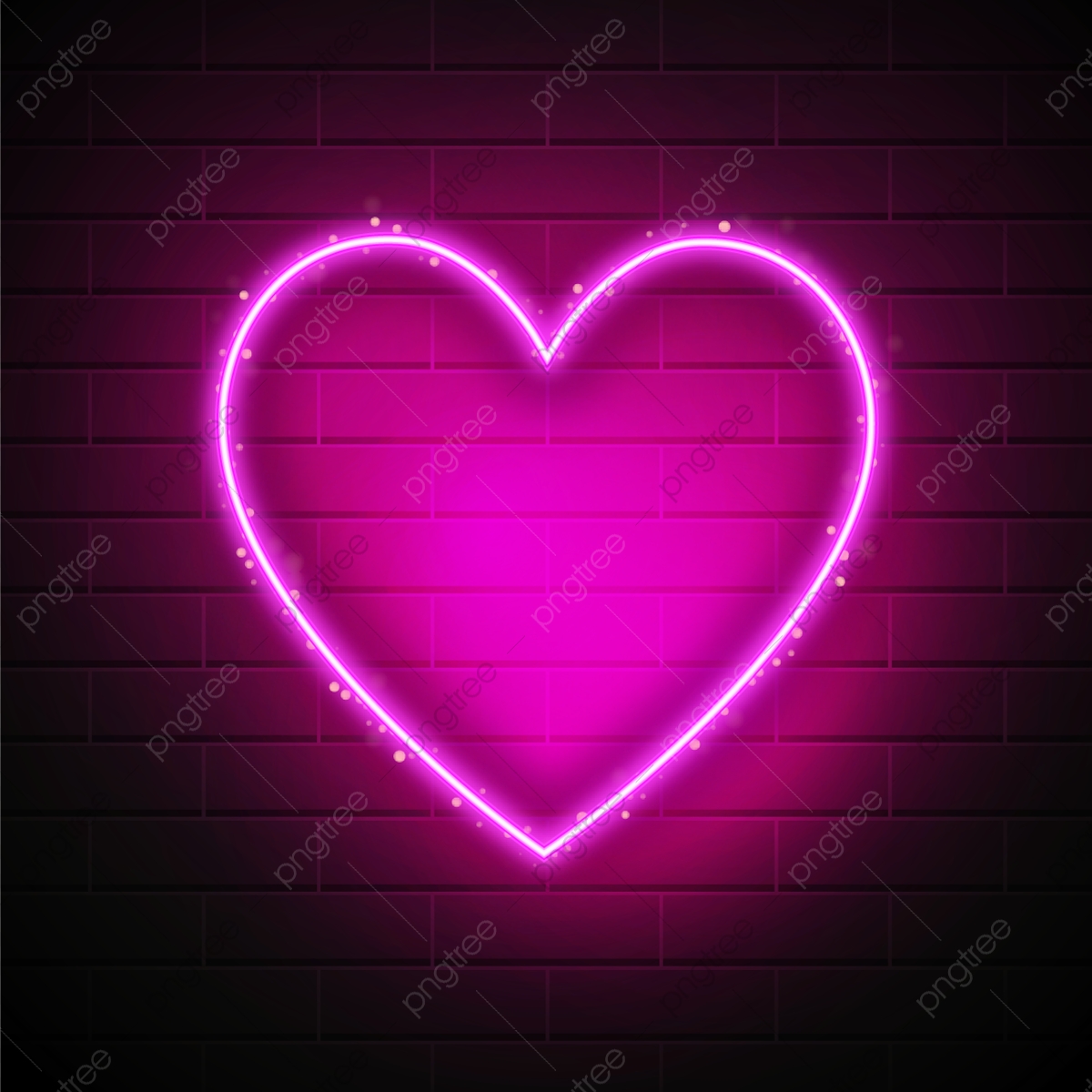 Neon Heart Wallpapers