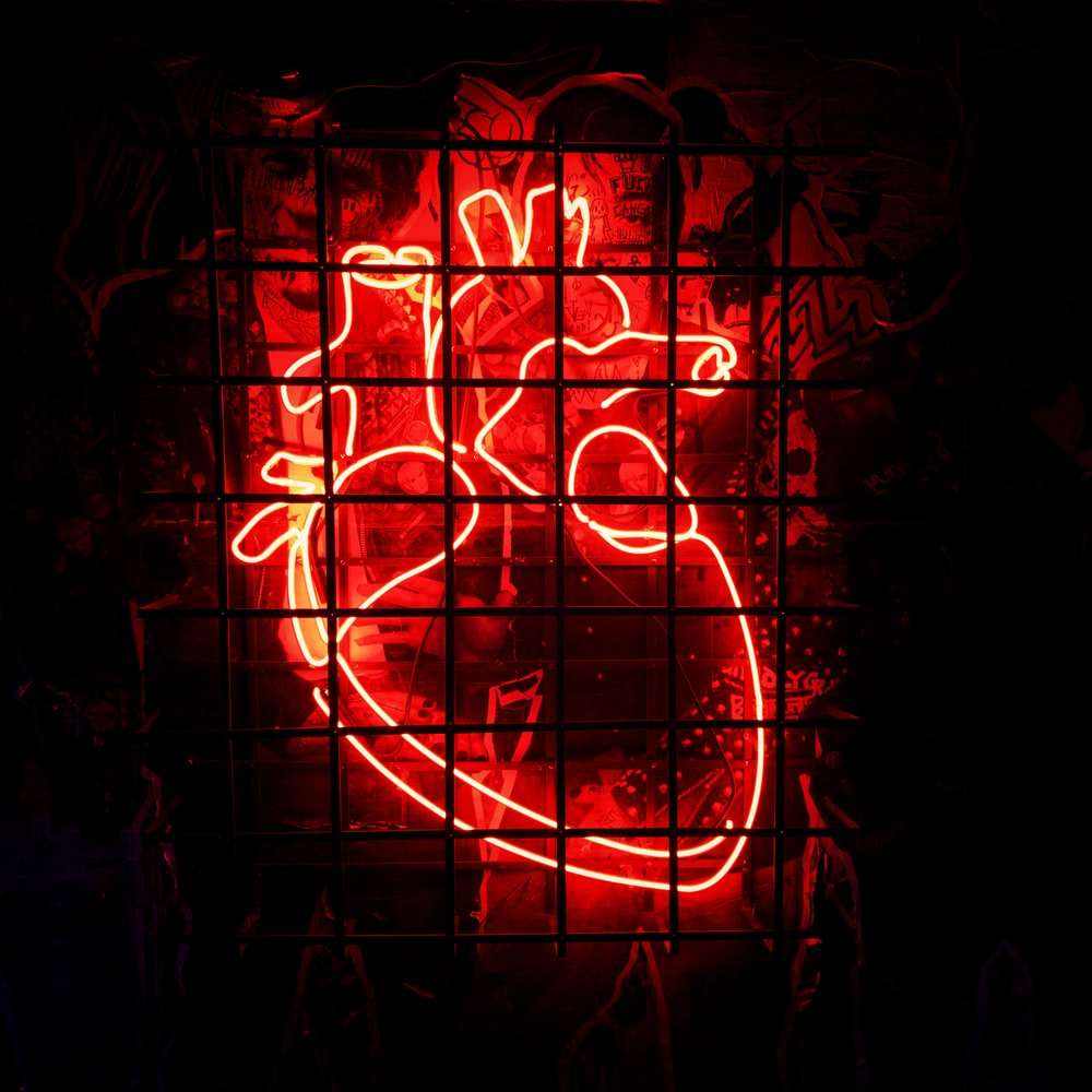 Neon Heart Wallpapers