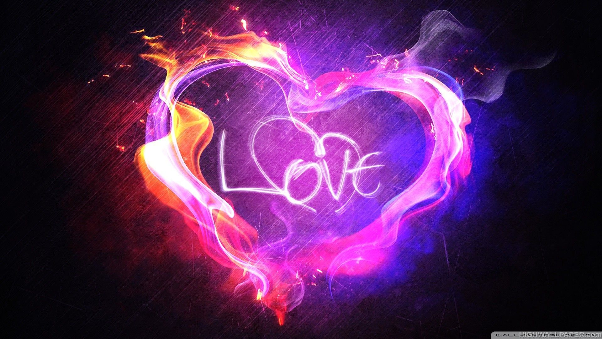 Neon Heart Wallpapers