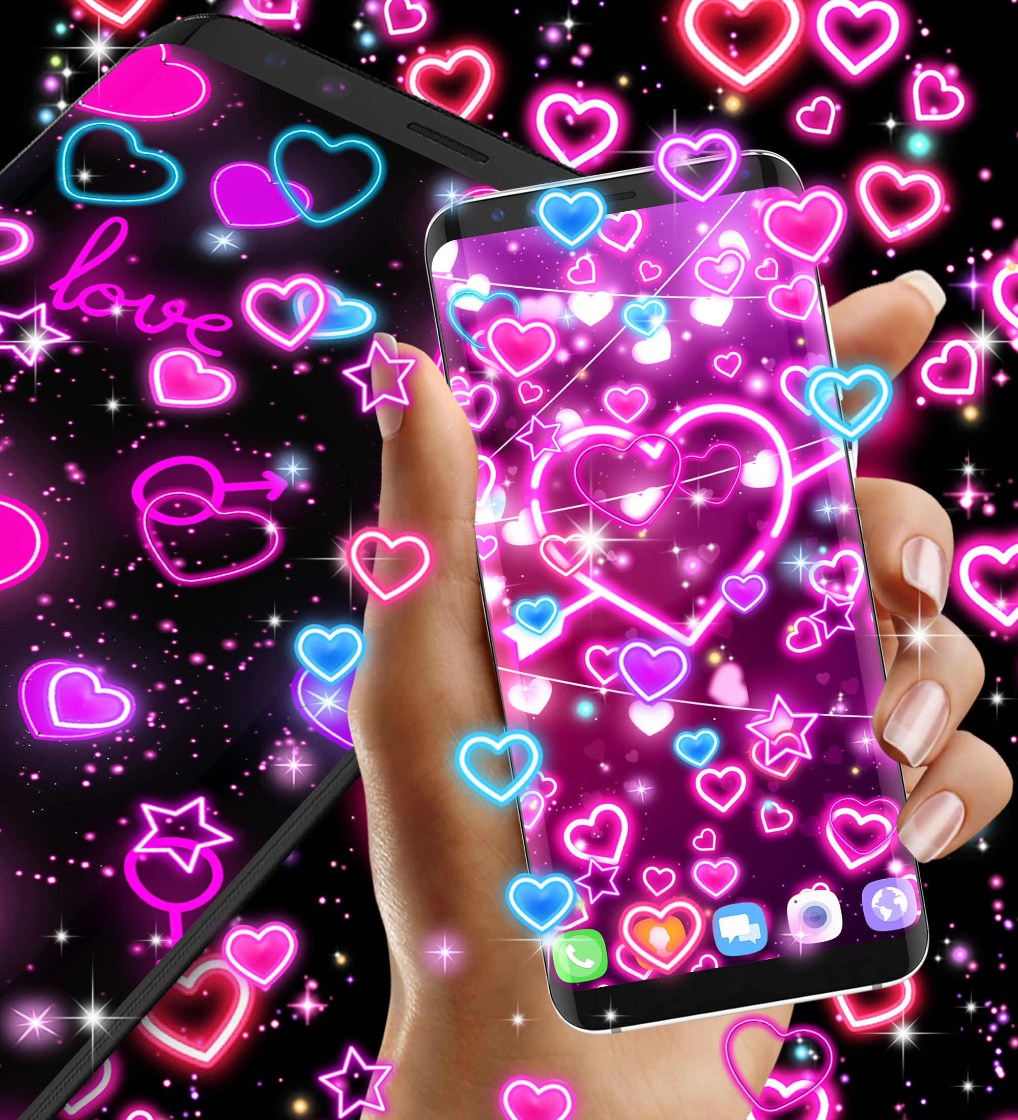 Neon Heart Wallpapers