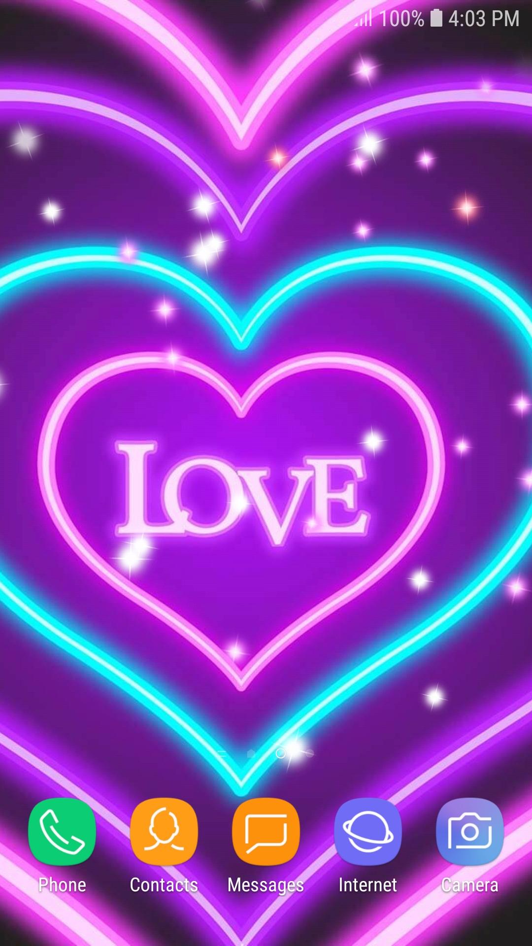 Neon Hearts Wallpapers