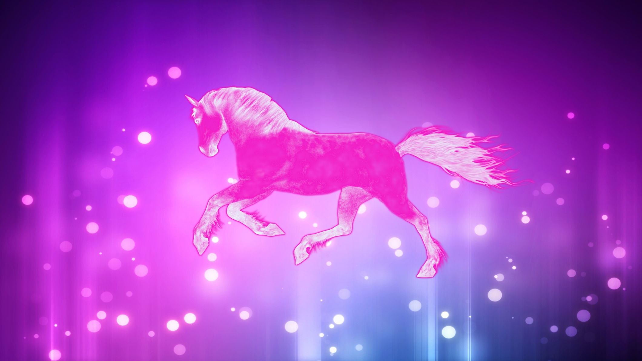 Neon Horses Wallpapers