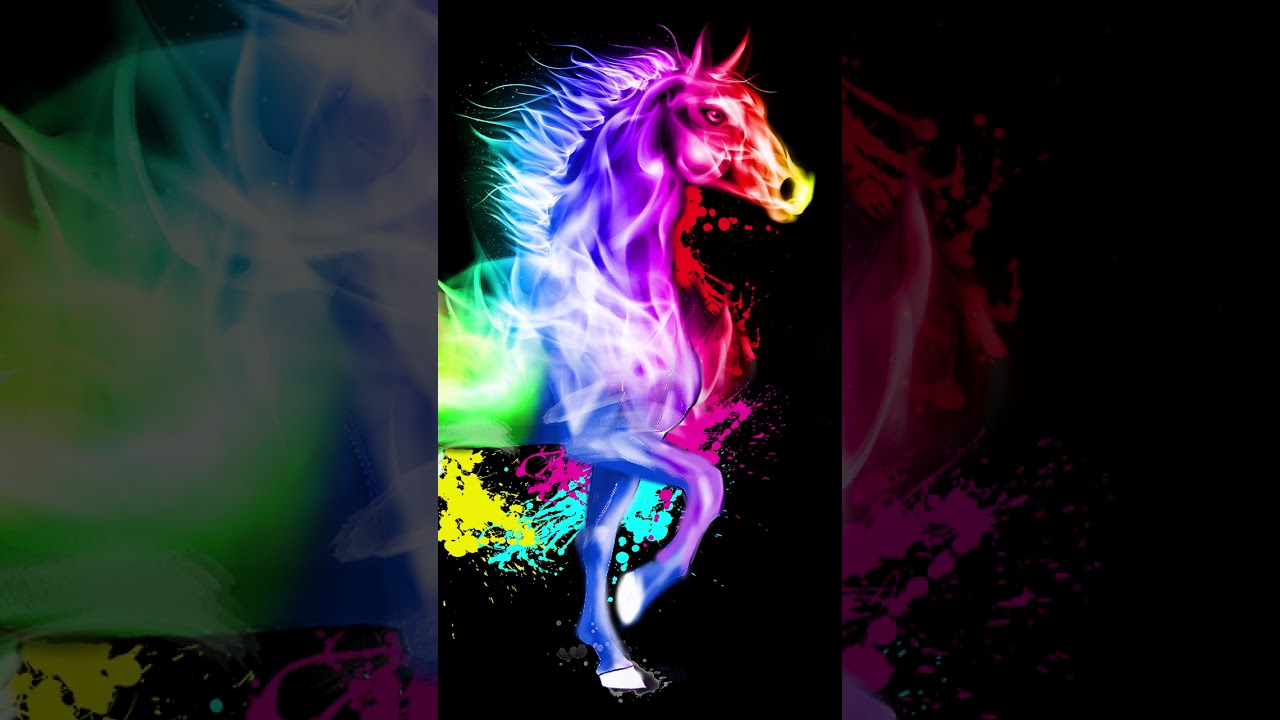 Neon Horses Wallpapers