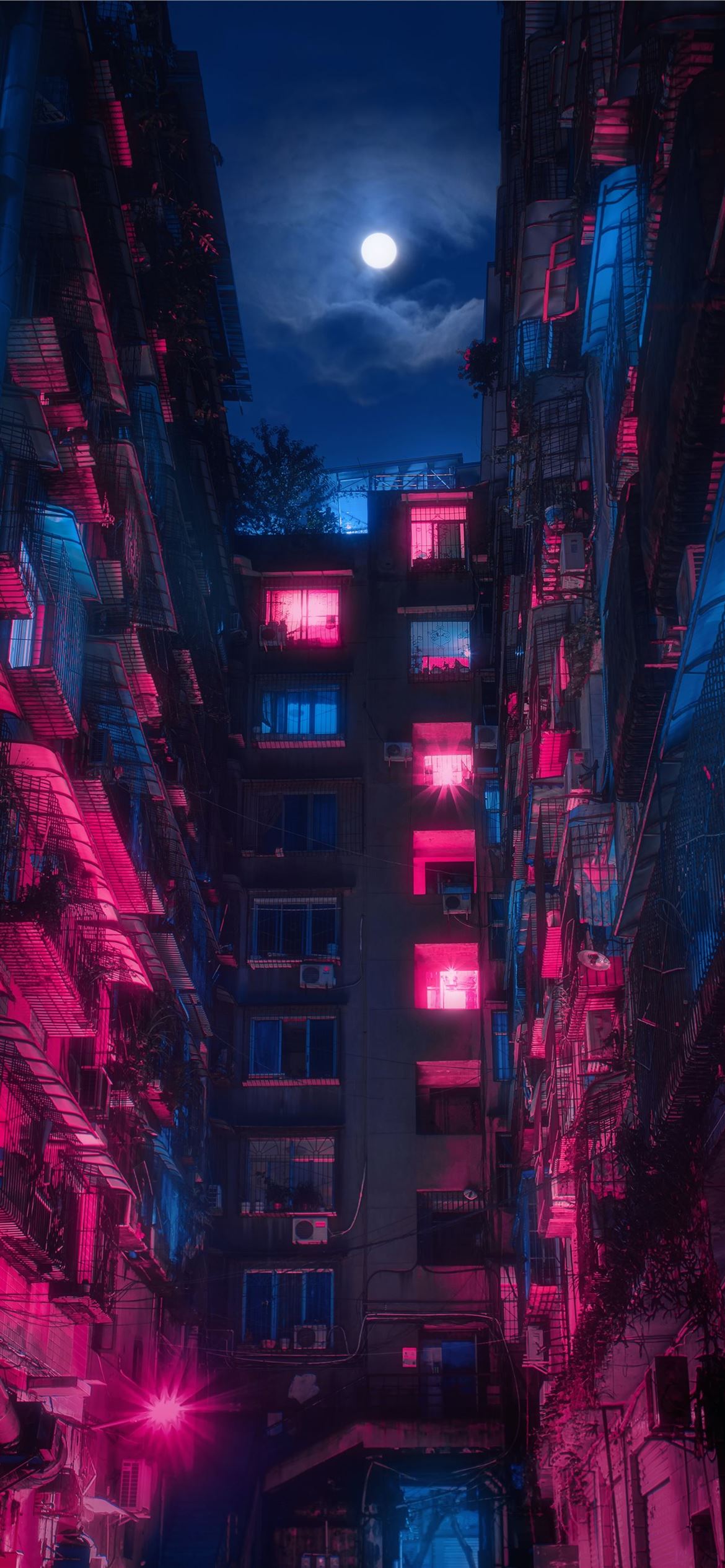 Neon House Wallpapers