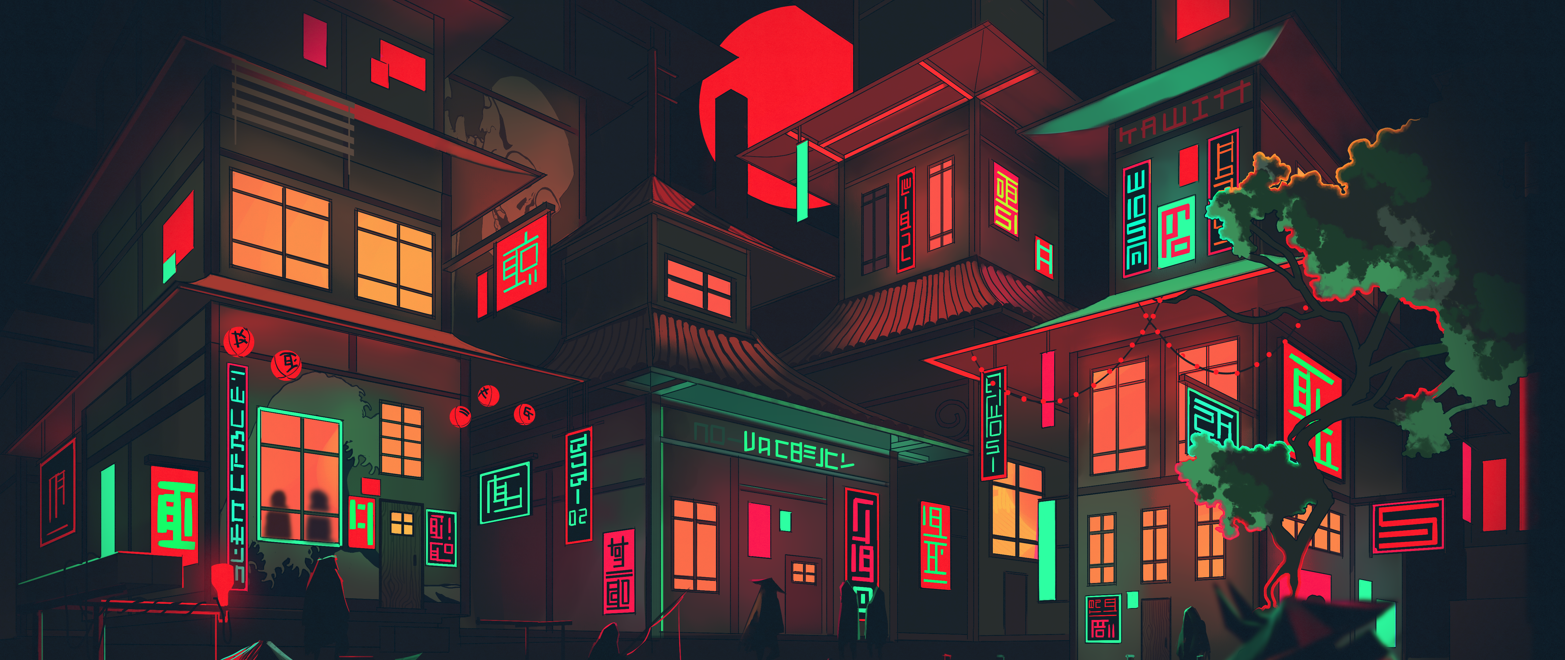 Neon House Wallpapers