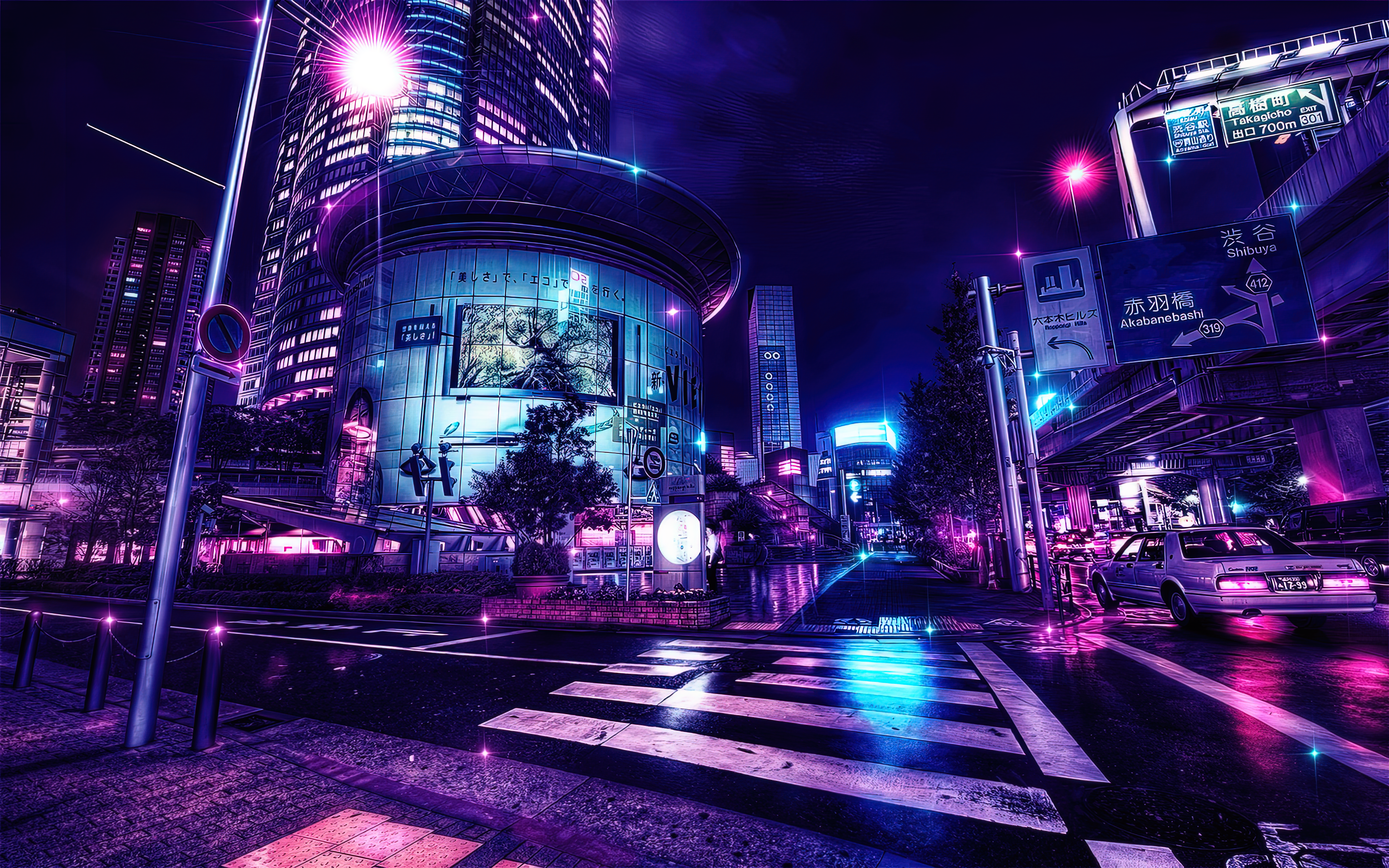 Neon Japanese City Wallpapers