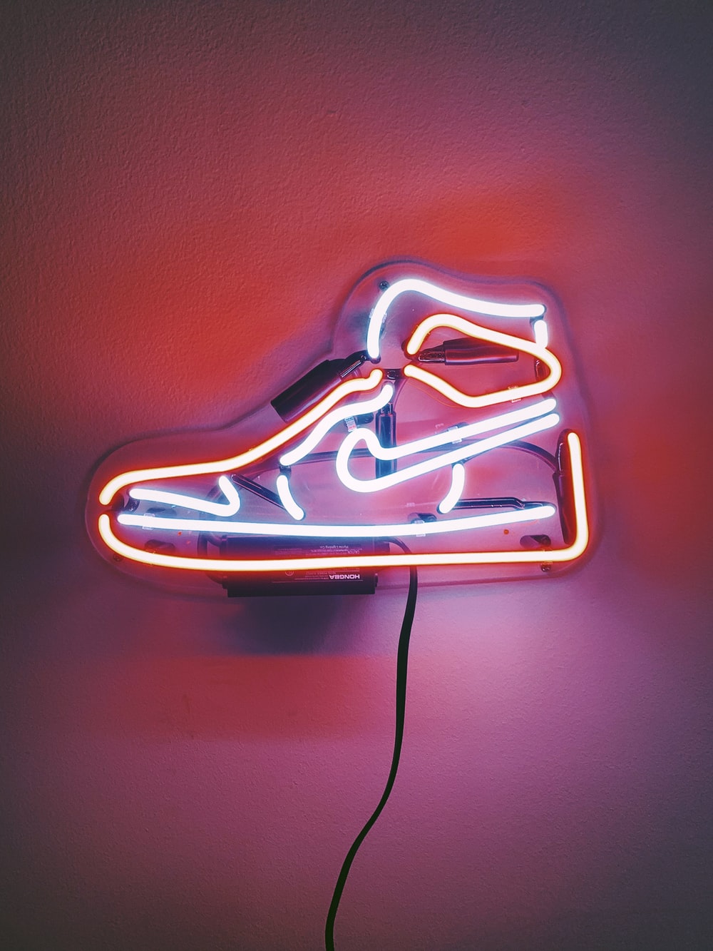 Neon Jordan Retro Shoe Wallpapers