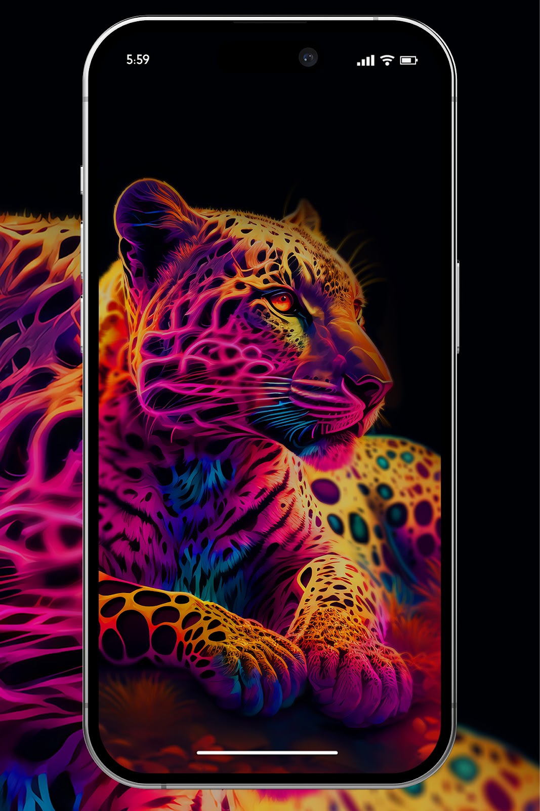 Neon Leopard Wallpapers