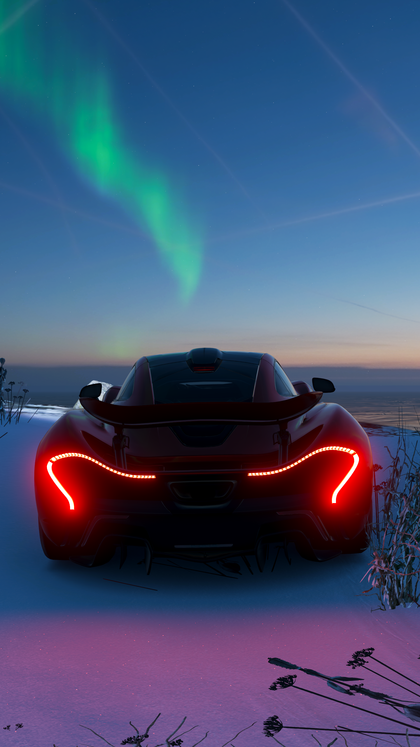 Neon Mclaren P1 Wallpapers