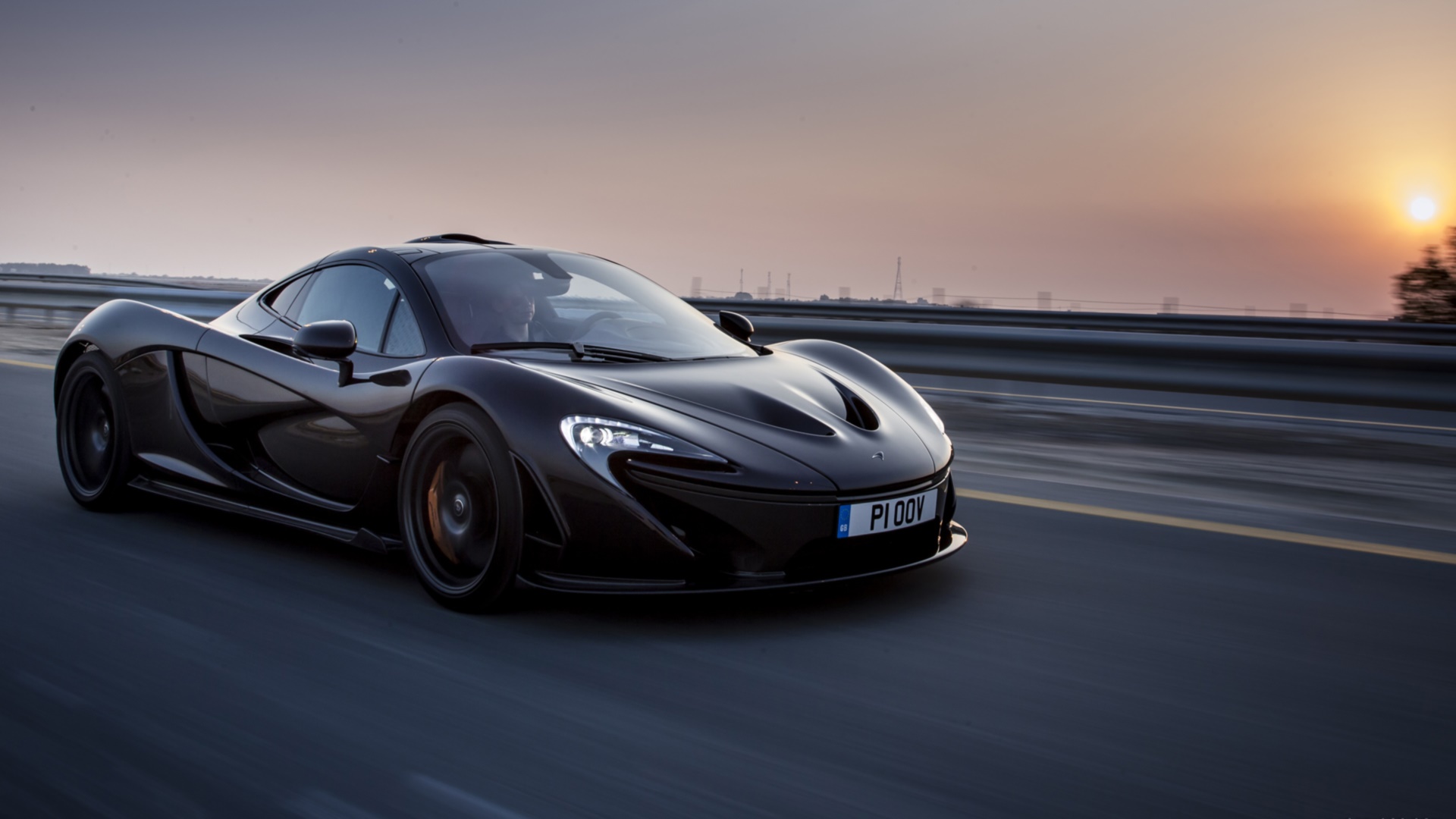 Neon Mclaren P1 Wallpapers