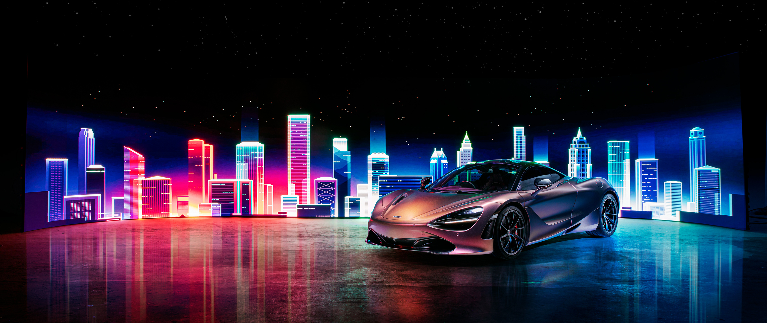 Neon Mclaren P1 Wallpapers