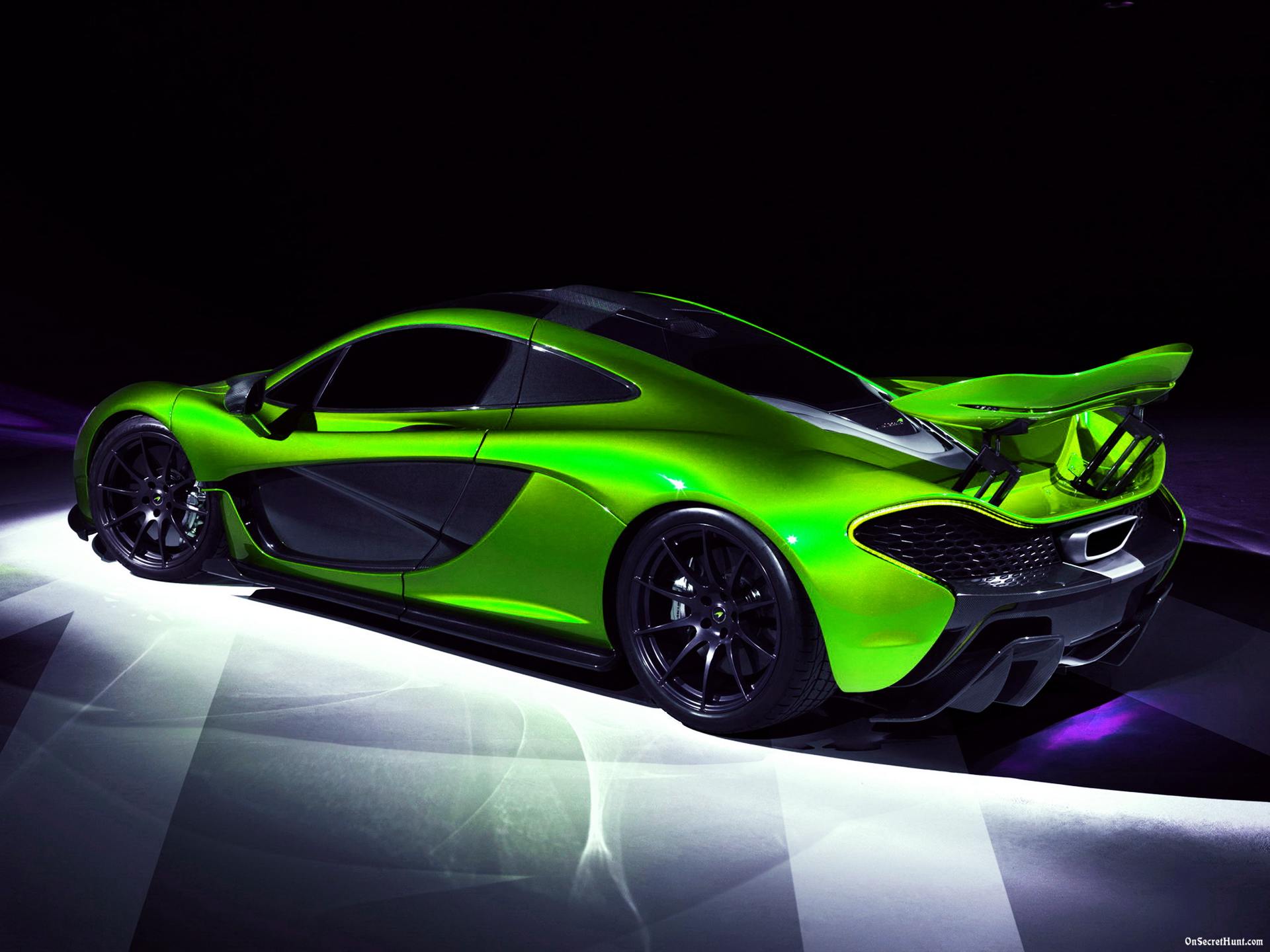 Neon Mclaren P1 Wallpapers