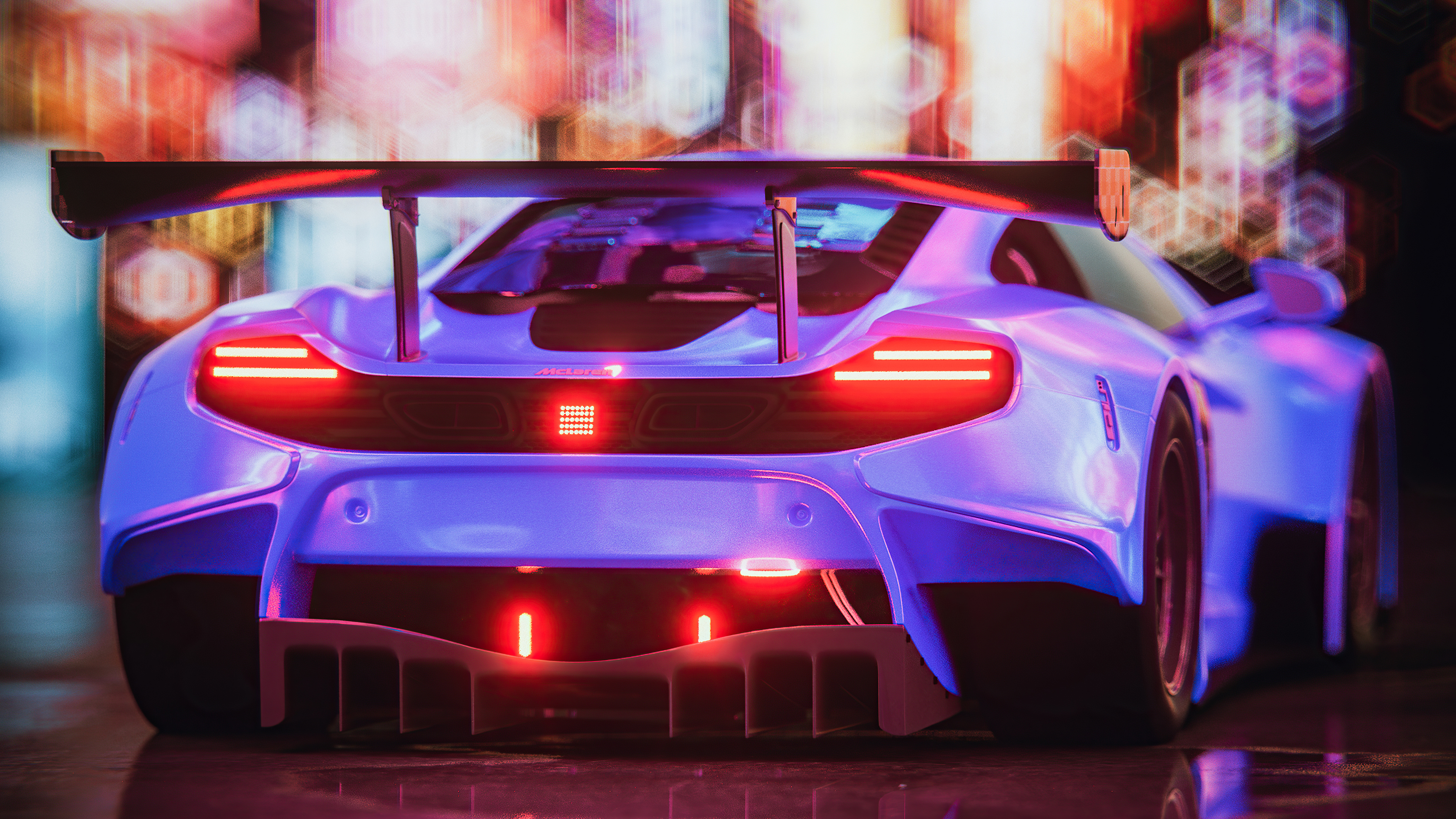 Neon Mclaren P1 Wallpapers