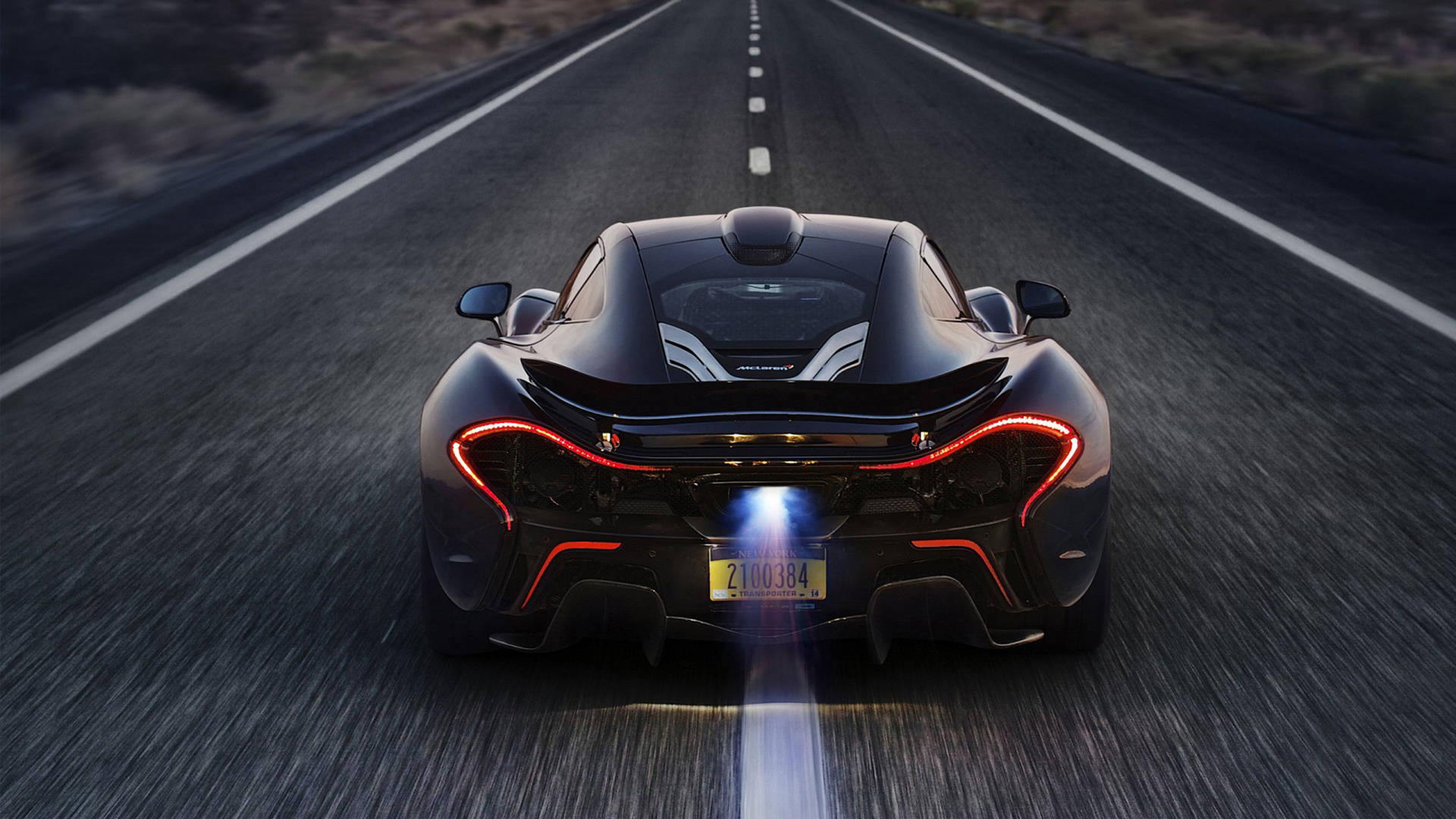 Neon Mclaren P1 Wallpapers