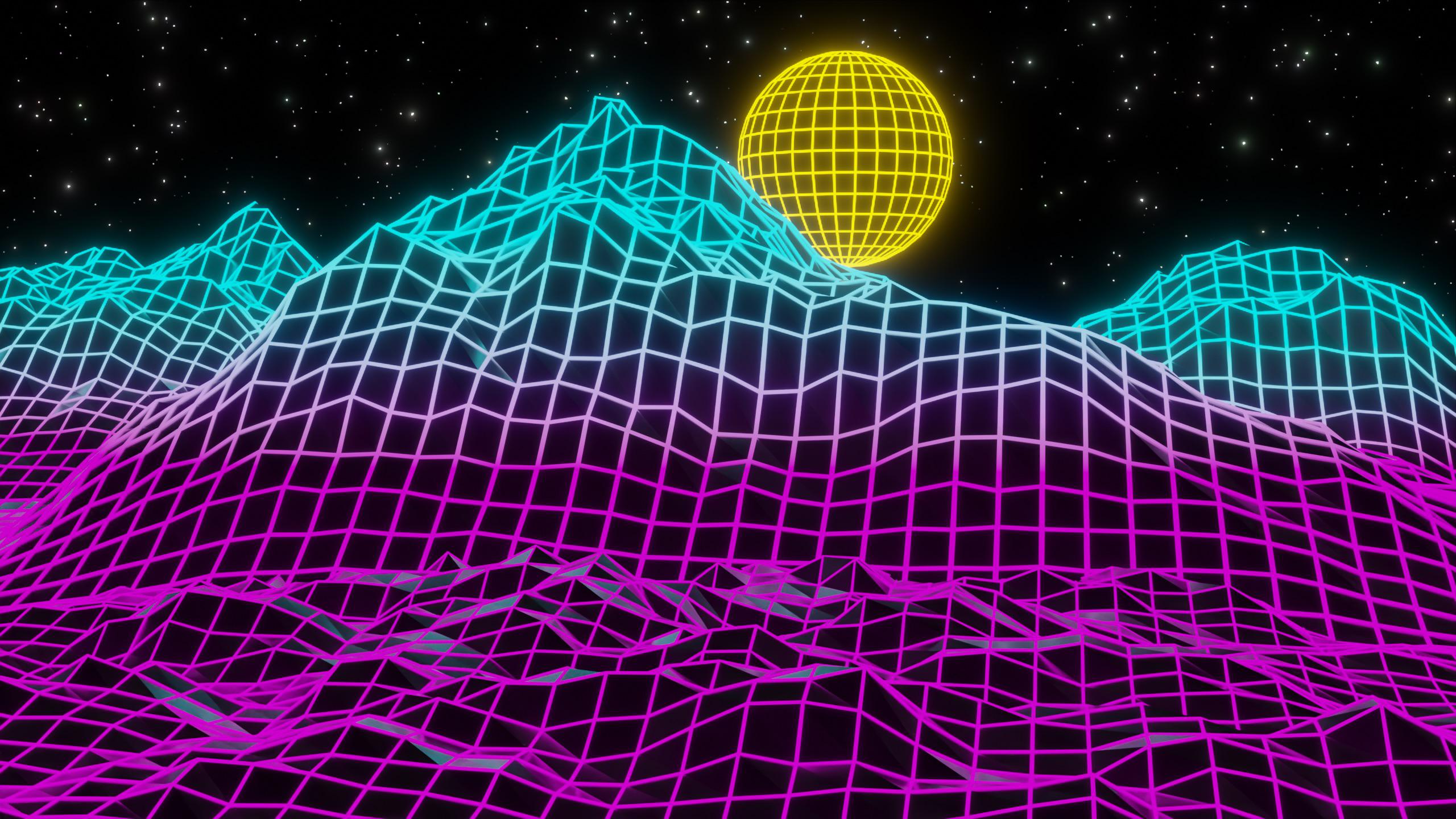 Neon Mountain Wallpapers