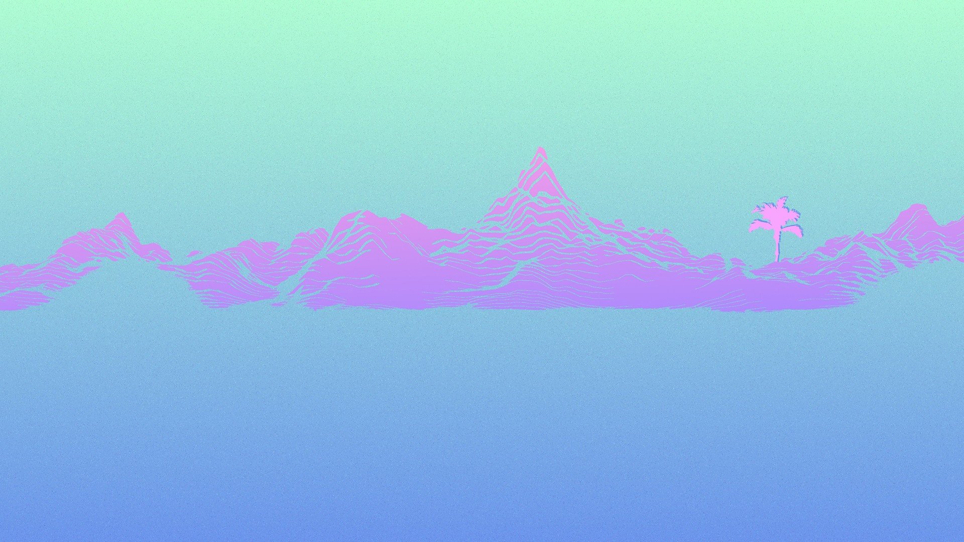 Neon Mountain Wallpapers