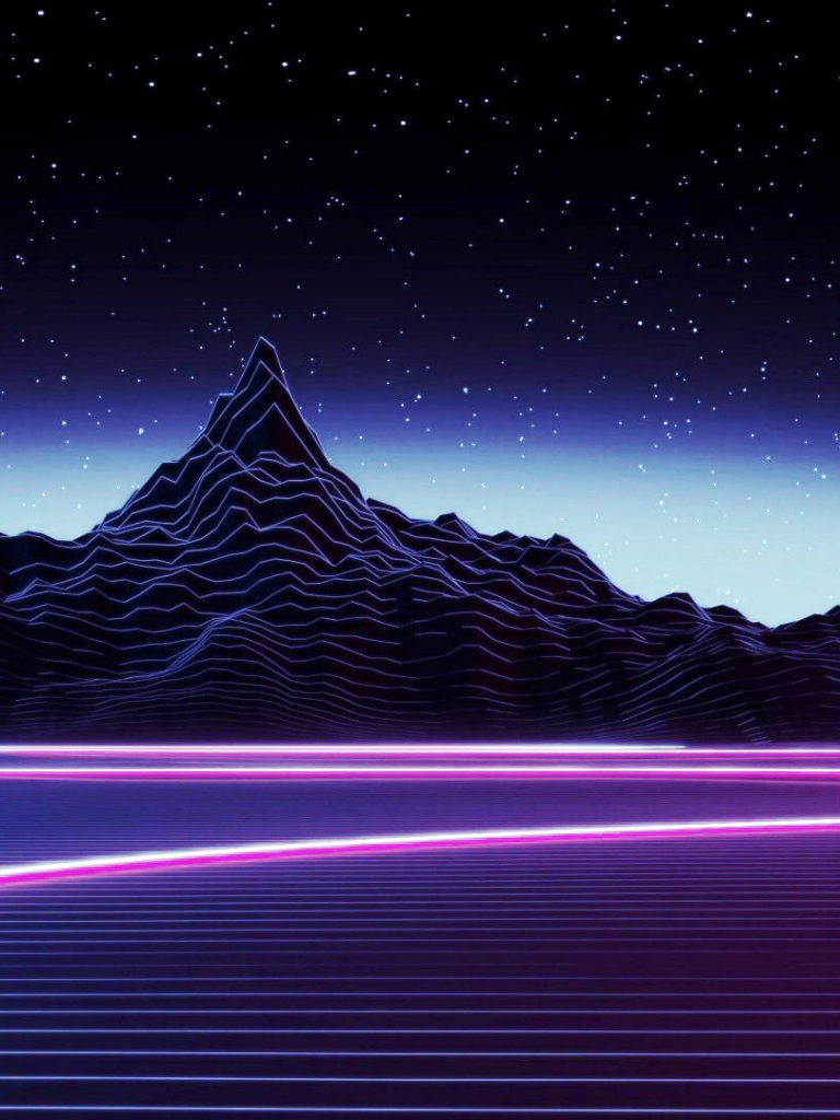 Neon Mountain Wallpapers