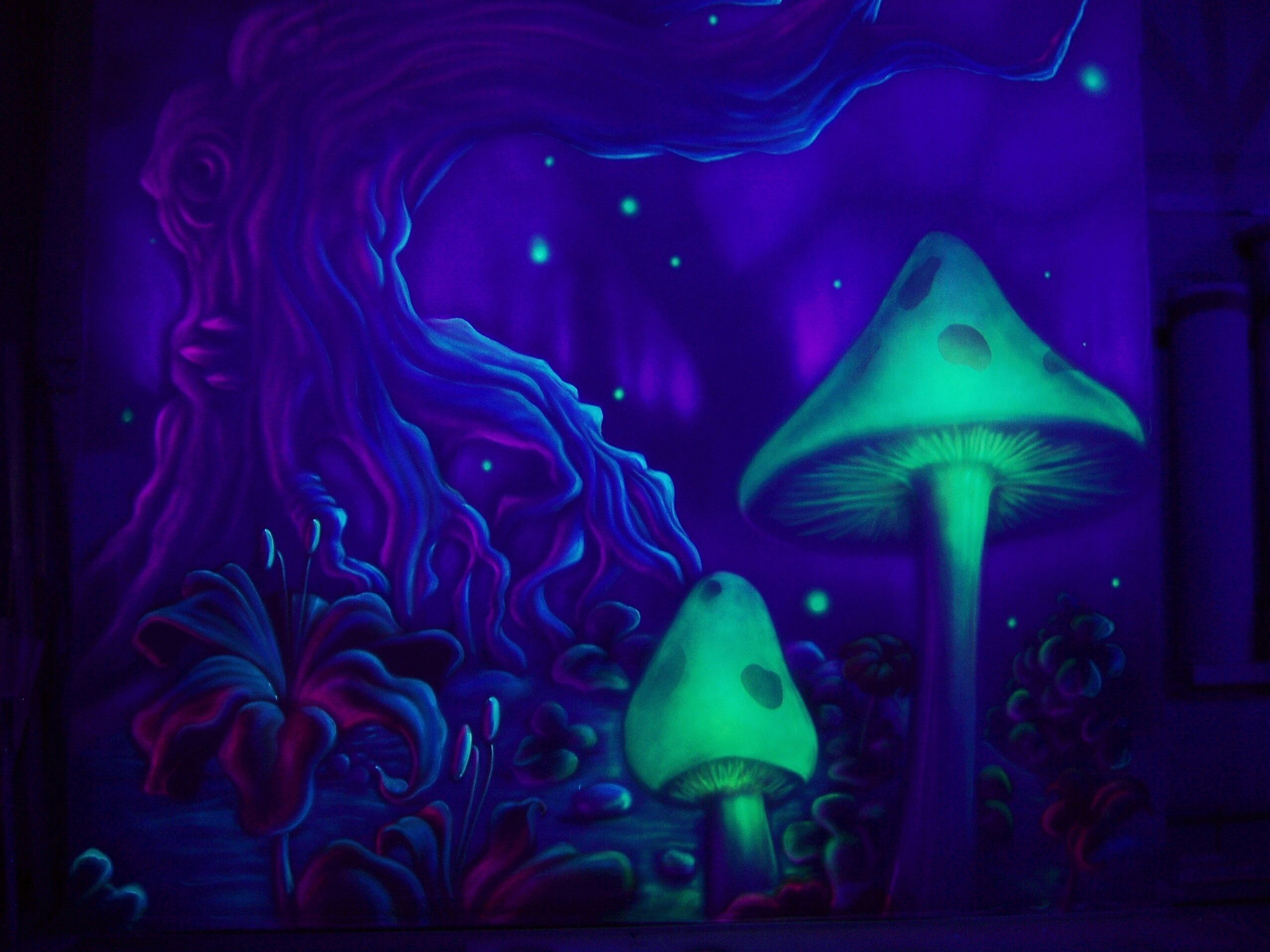 Neon Mushroom Wallpapers