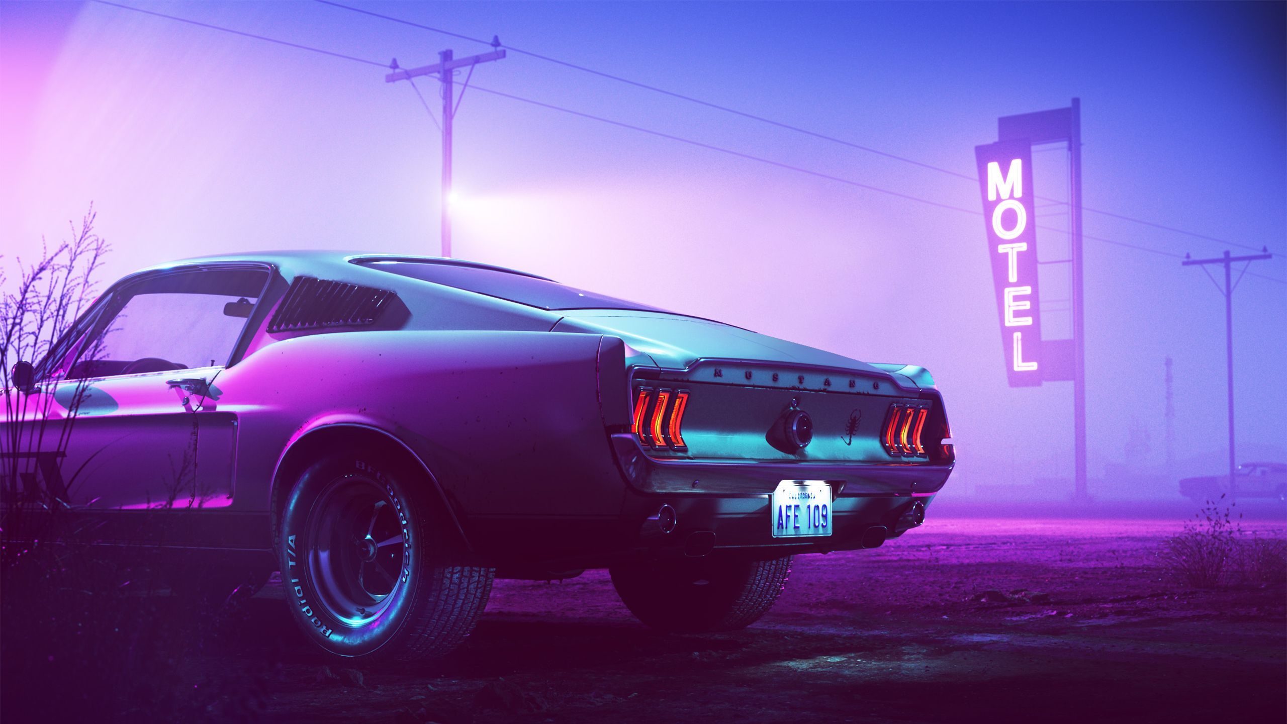 Neon Mustang Wallpapers