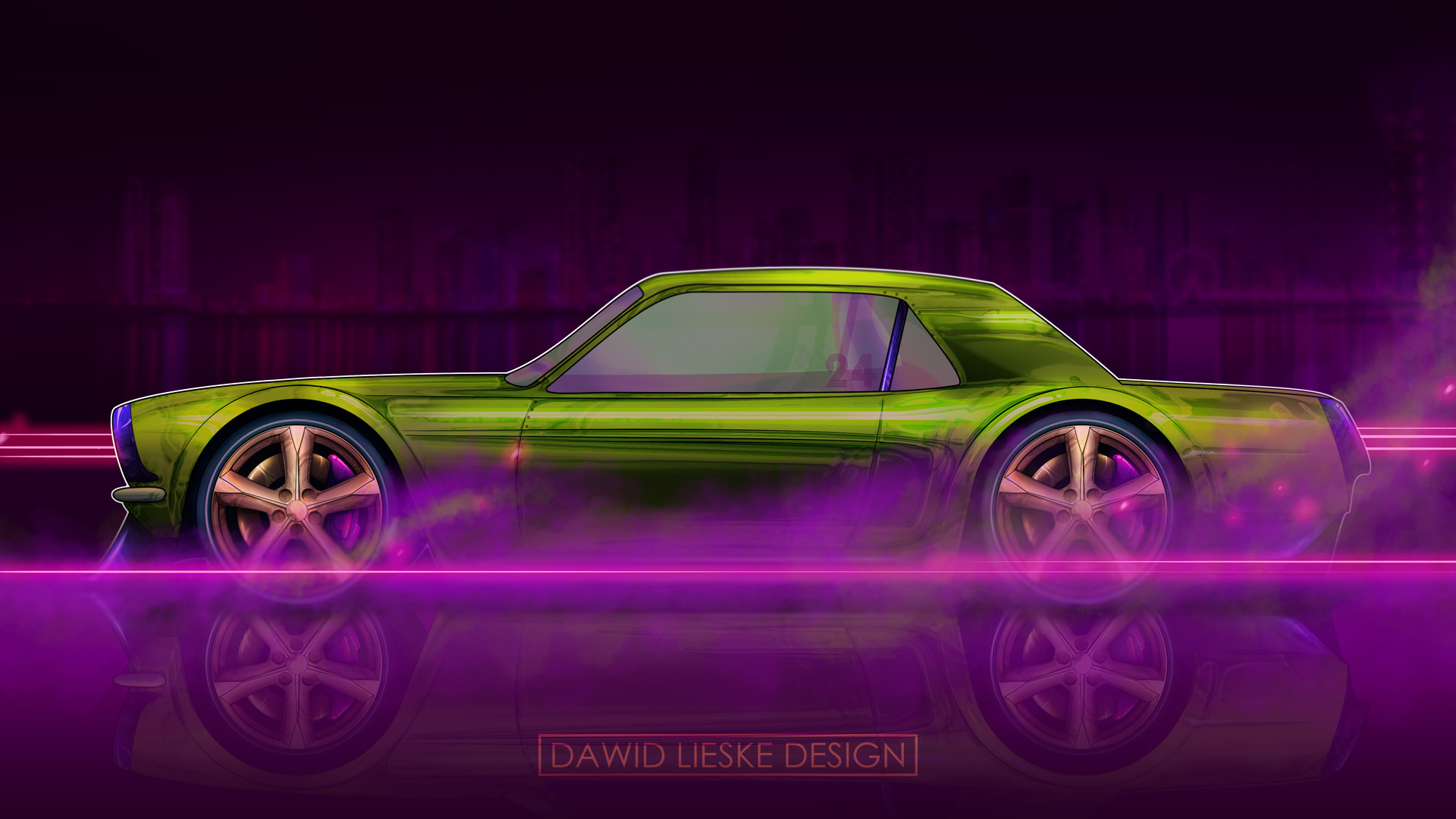 Neon Mustang Wallpapers