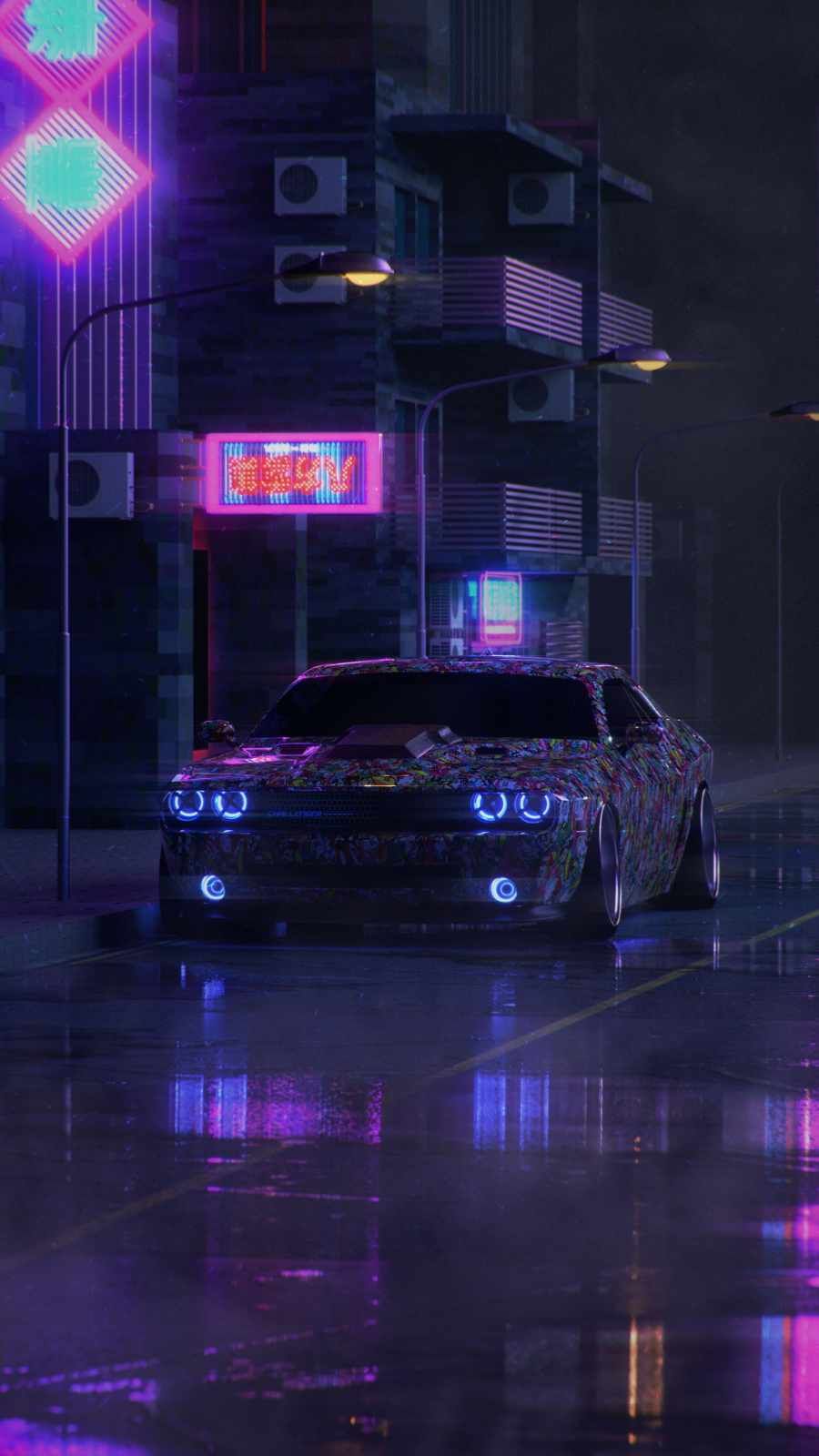 Neon Mustang Wallpapers