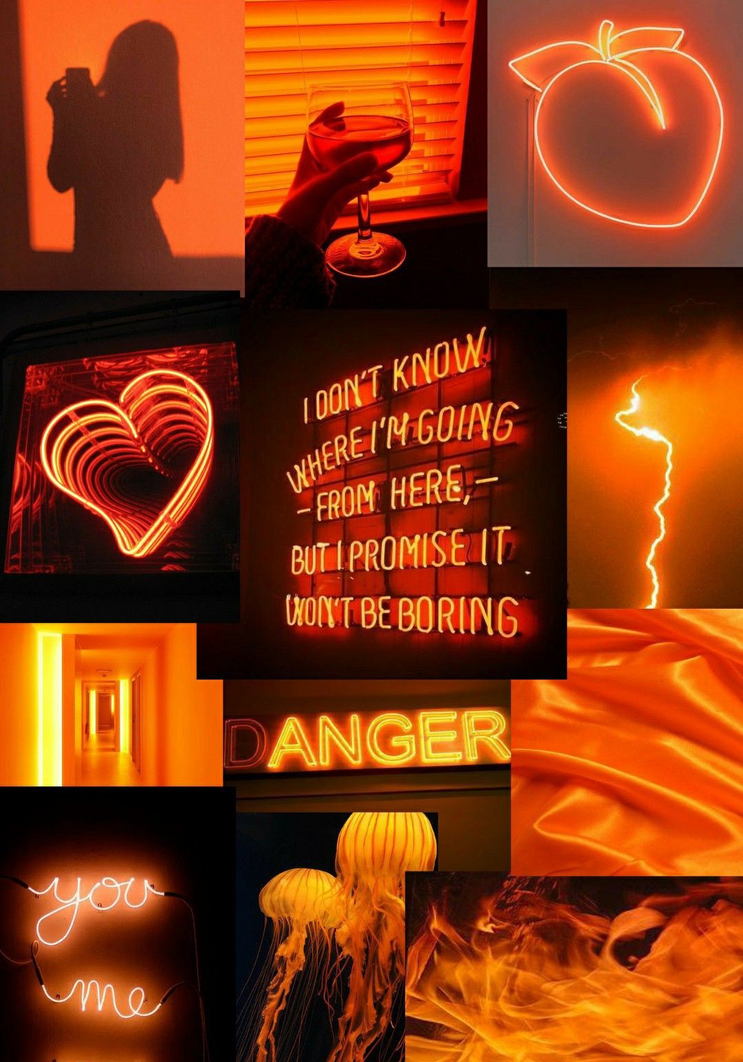 Neon Orange Wallpapers