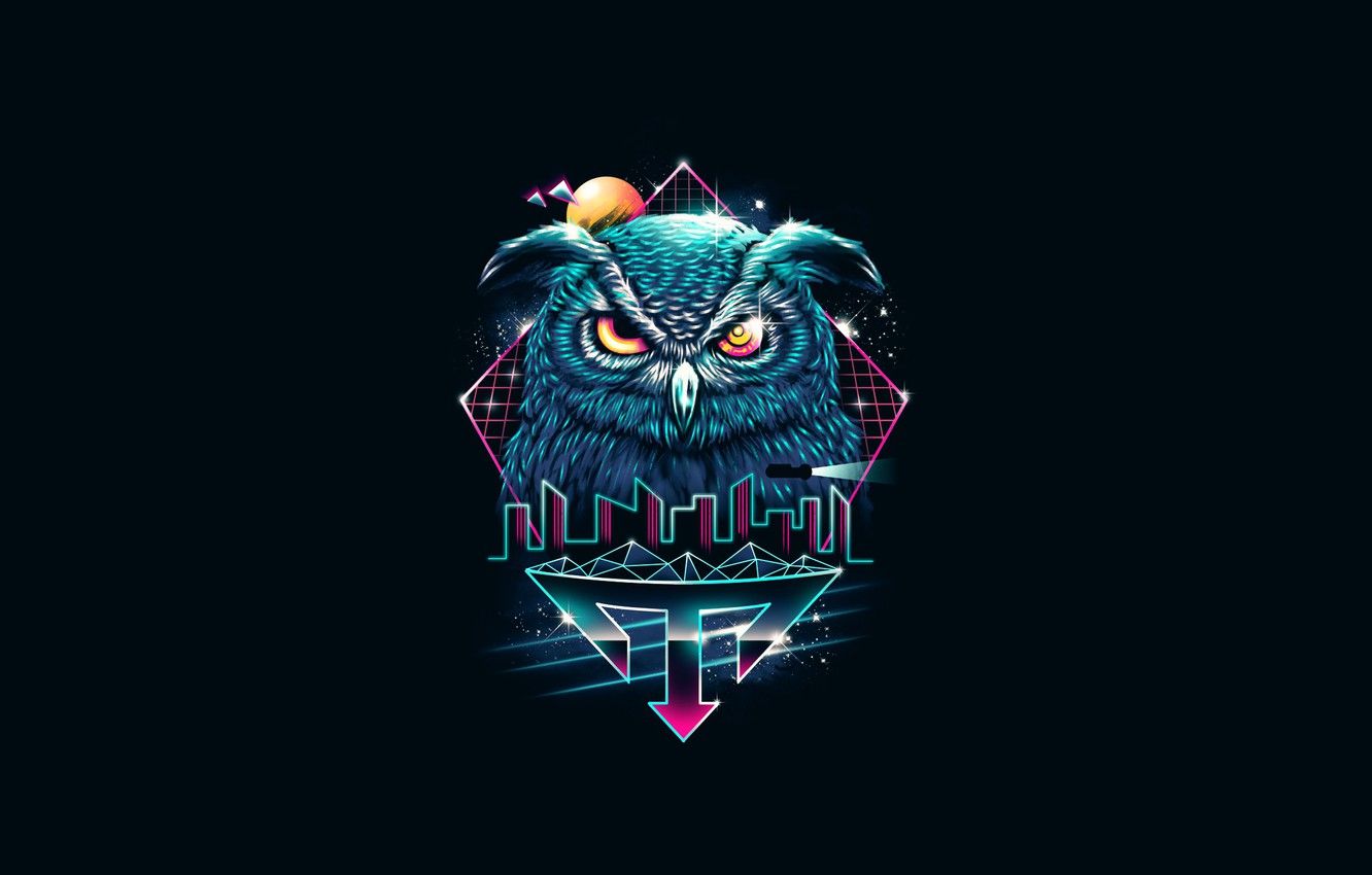 Neon Owl Wallpapers