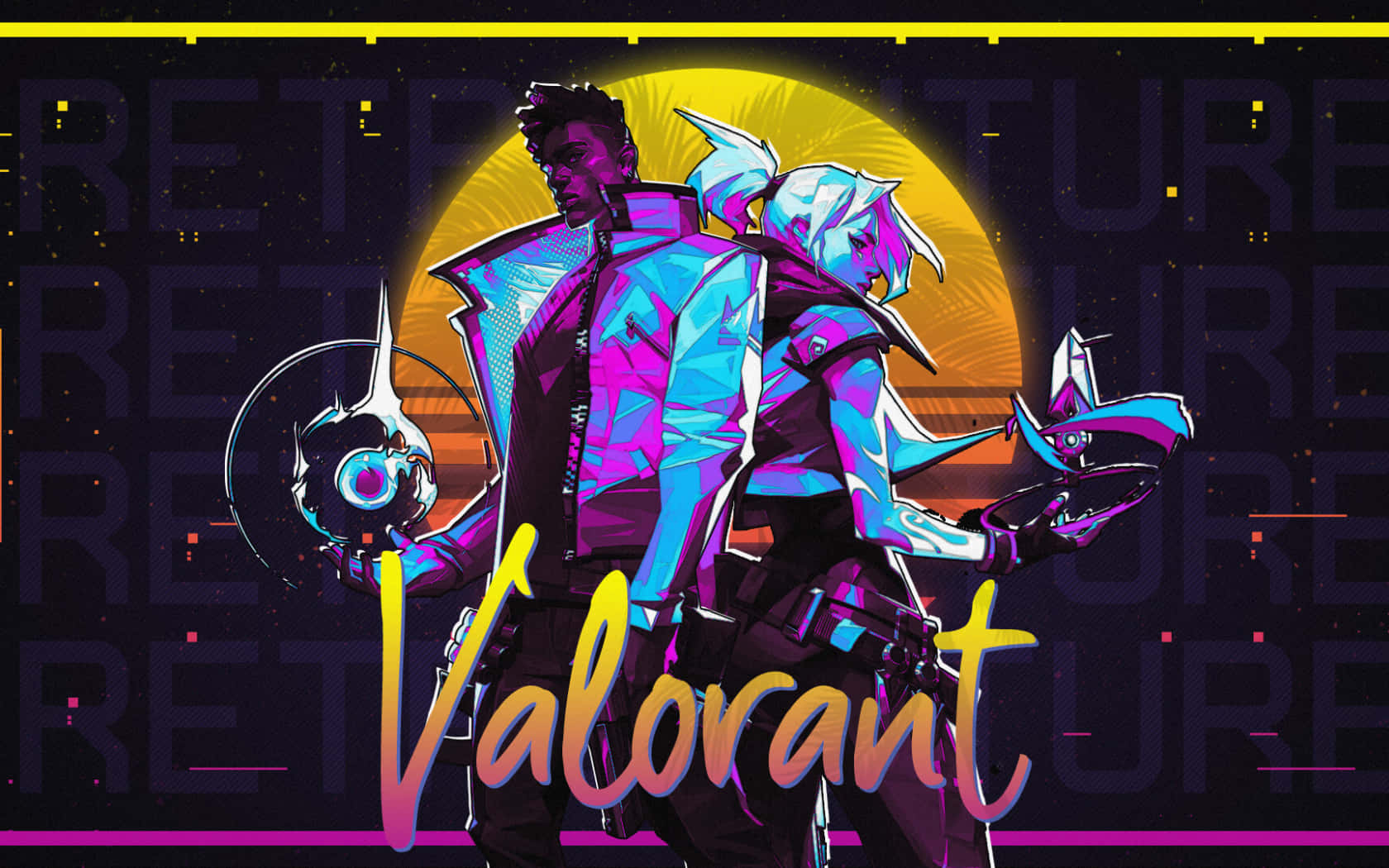 Neon Phoenix Valorant Wallpapers