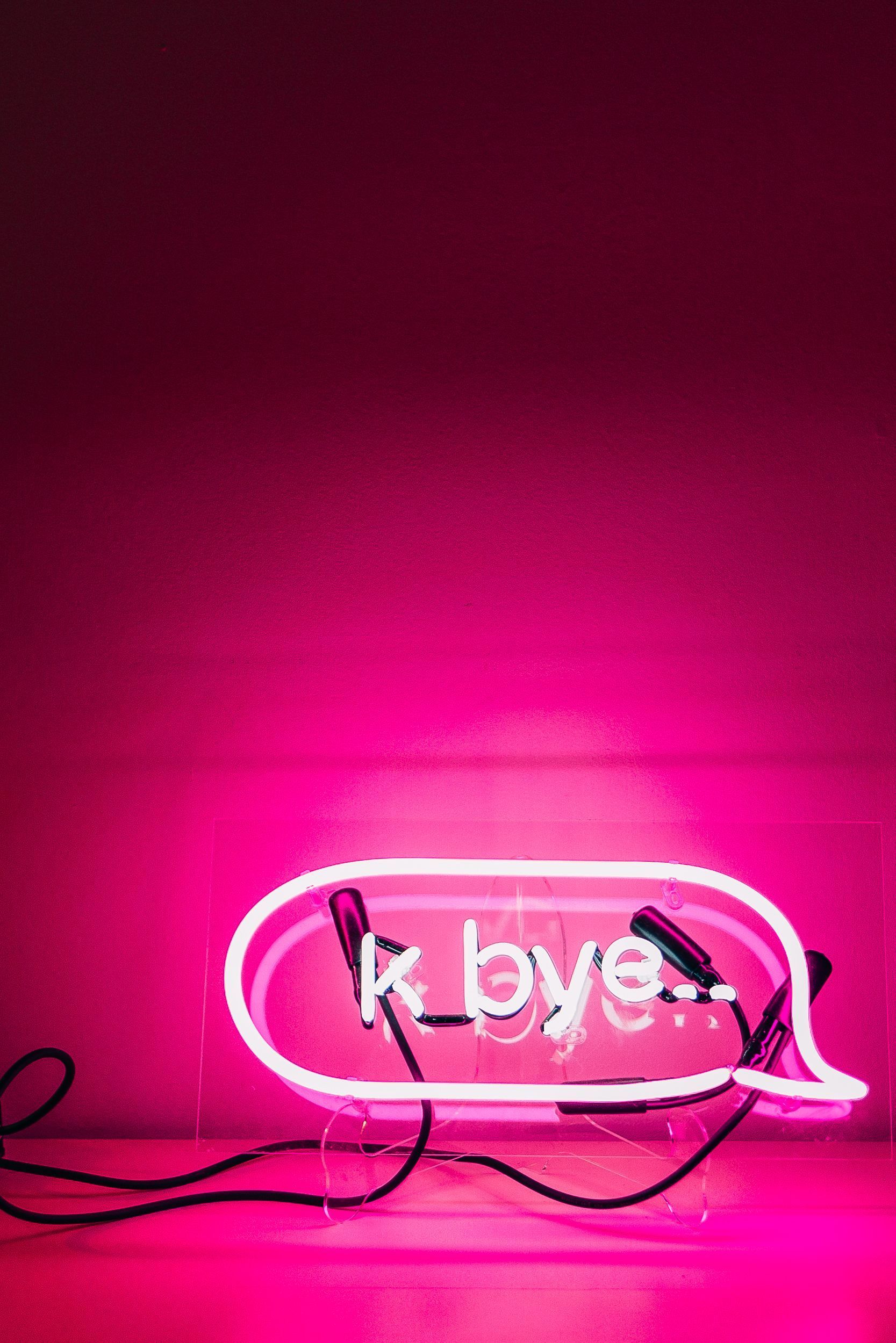 Neon Pink Aesthetic Wallpapers